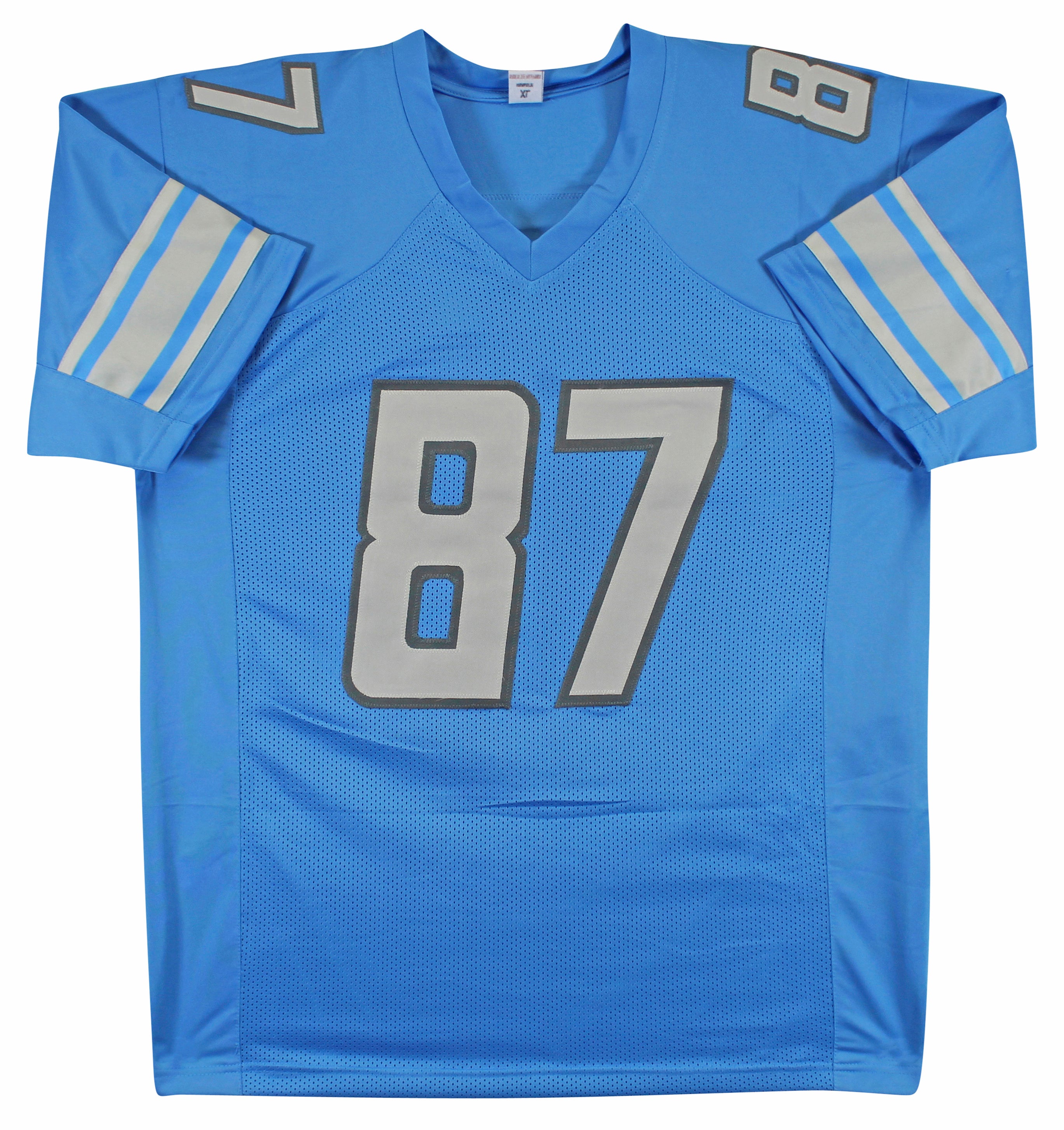 Sam Laporta Authentic Signed Blue Pro Style Jersey Autographed BAS Witnessed 2