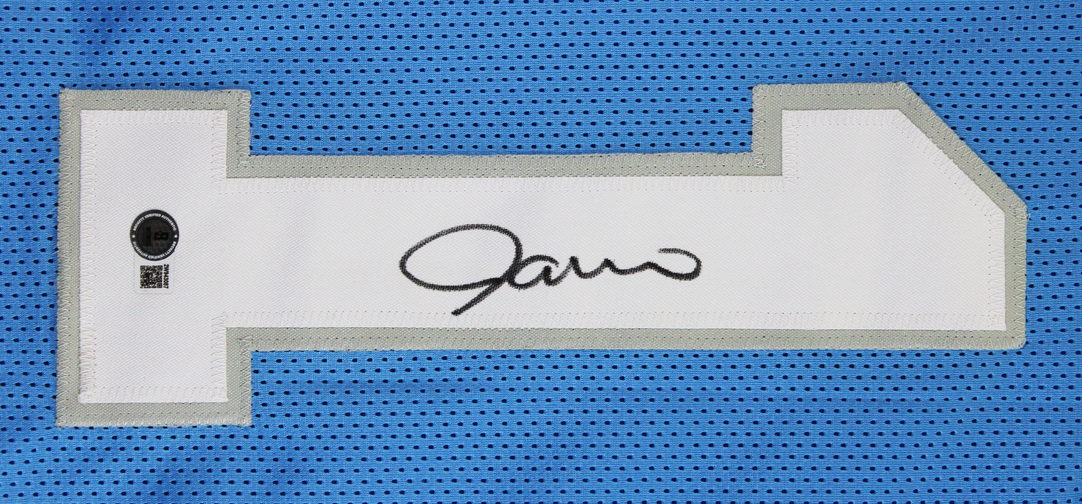 Jameson Williams Authentic Signed Blue Pro Style Jersey BAS Witnessed 3