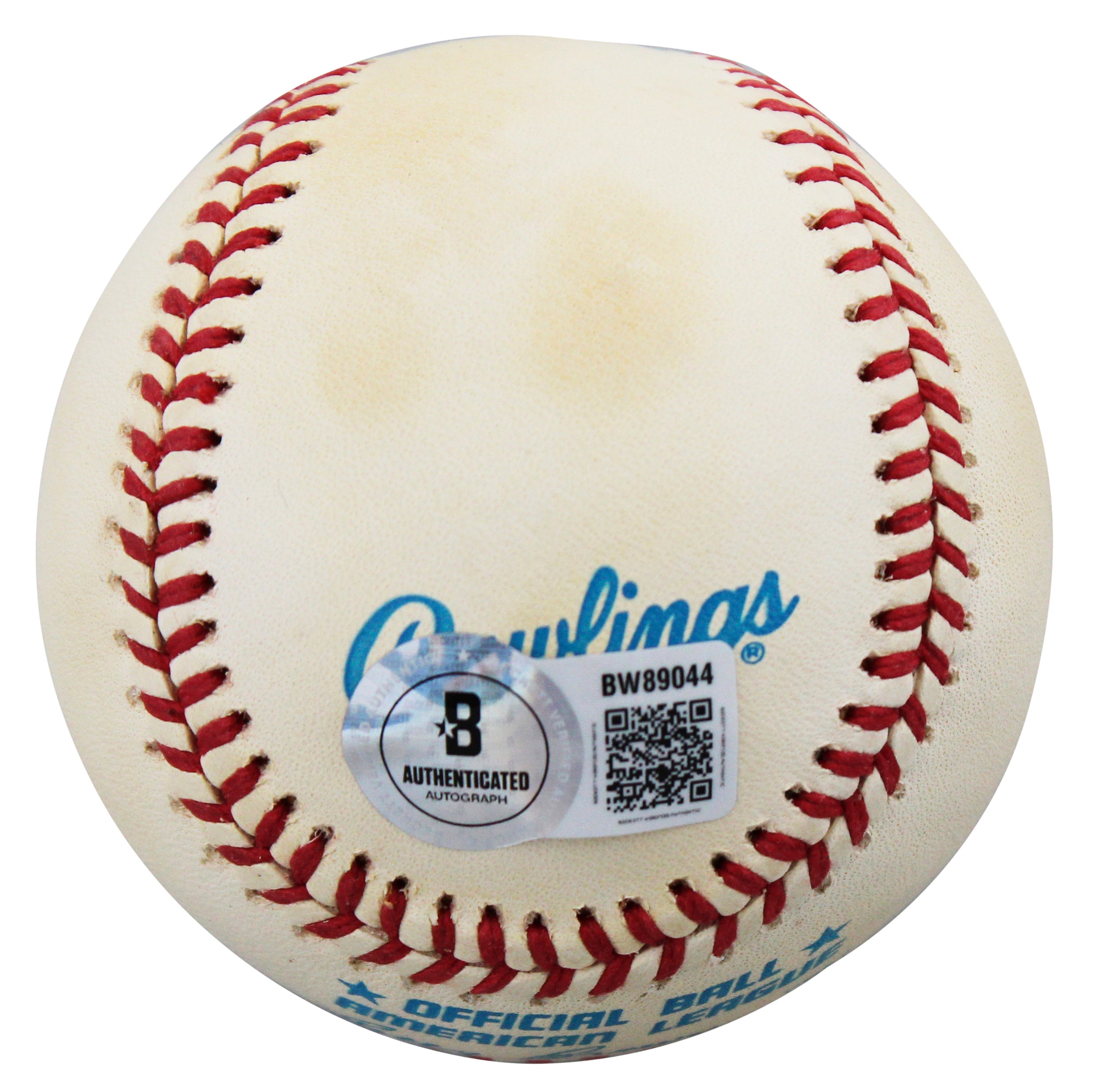 Yankees Yogi Berra Authentic Signed Bobby Brown OAL Baseball BAS #BW89044