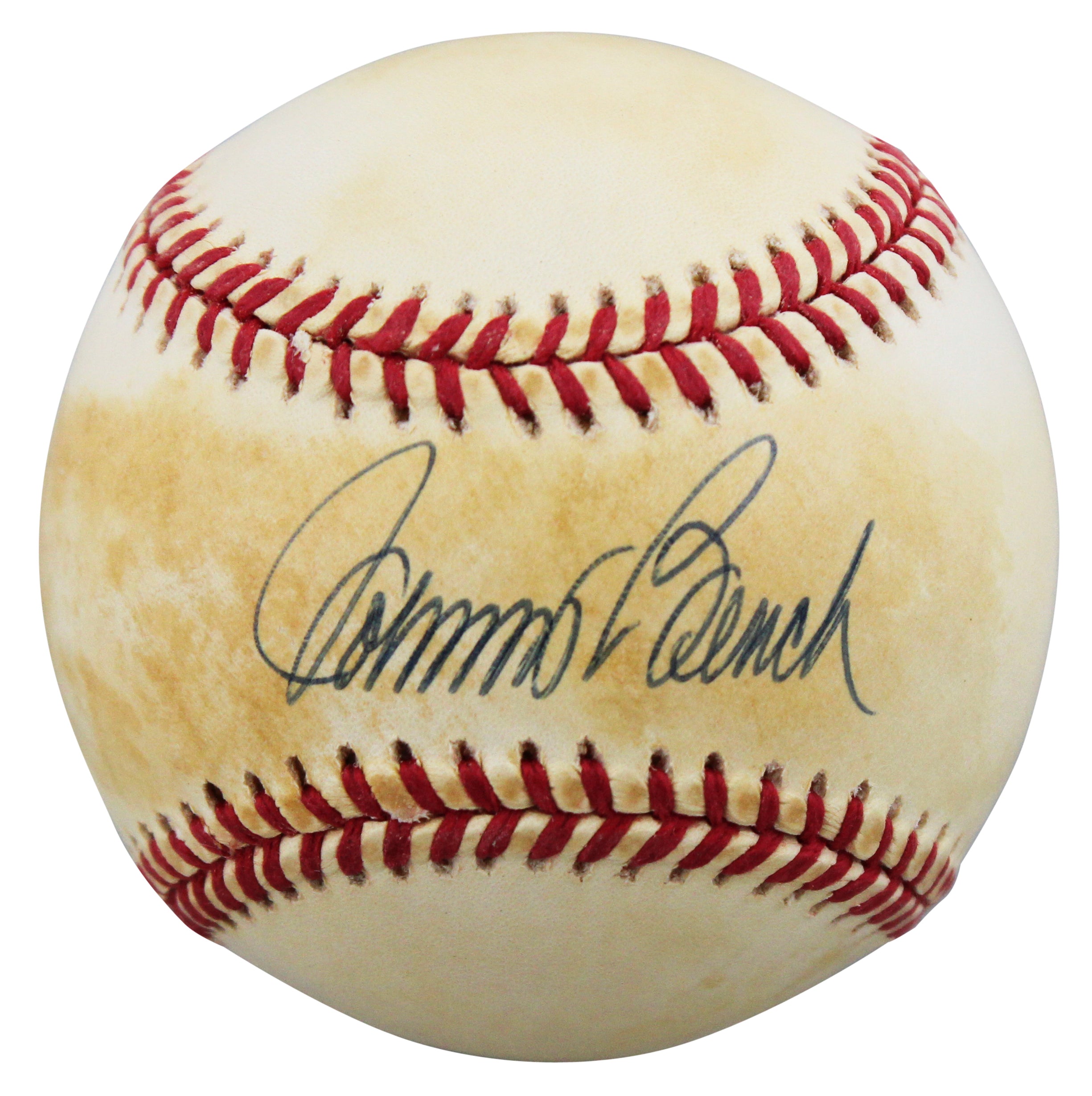 Reds Johnny Bench Authentic Signed William White ONL Baseball BAS #BW89043