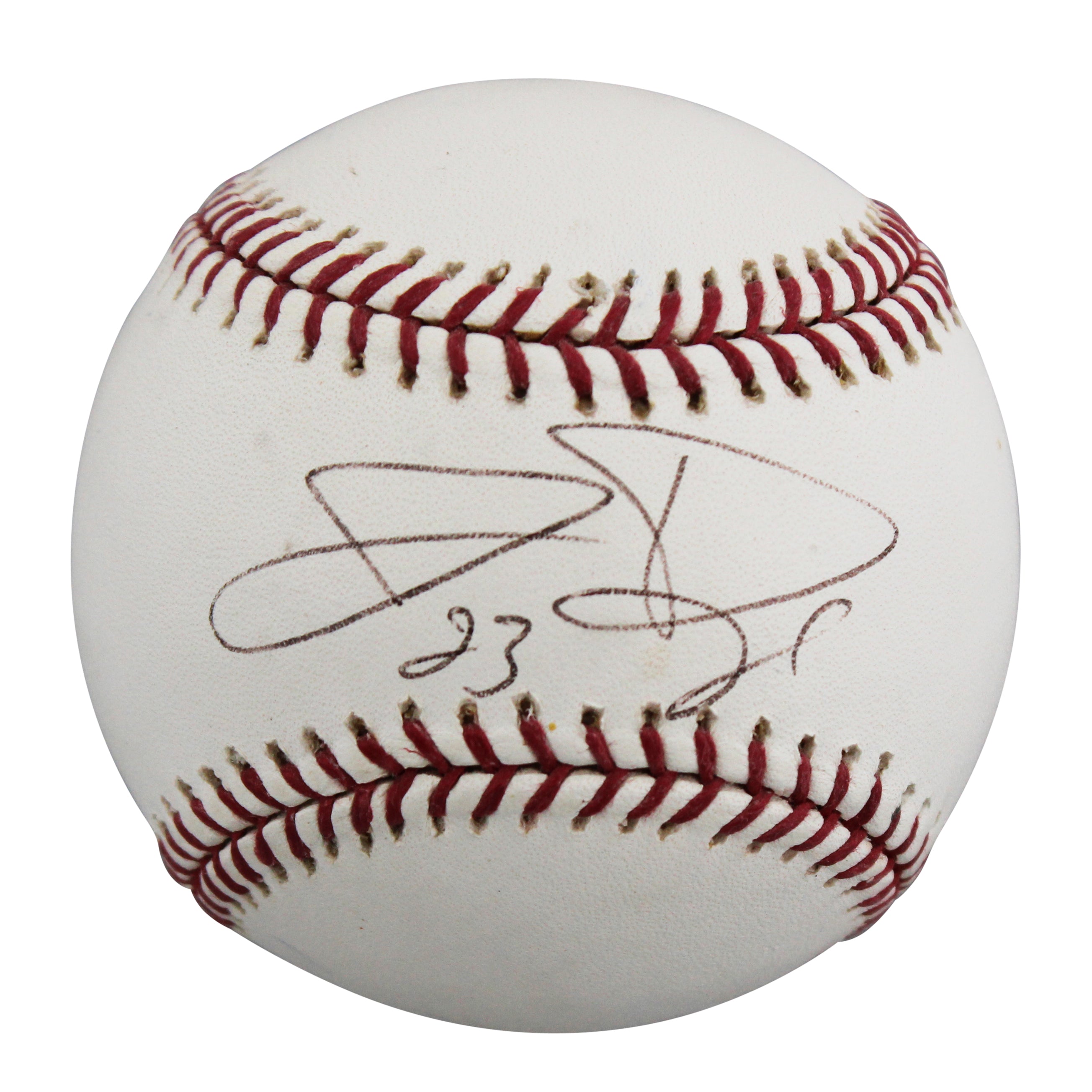 White Sox Jermaine Dye Authentic Signed Allen Selig OML Baseball BAS #BU64203