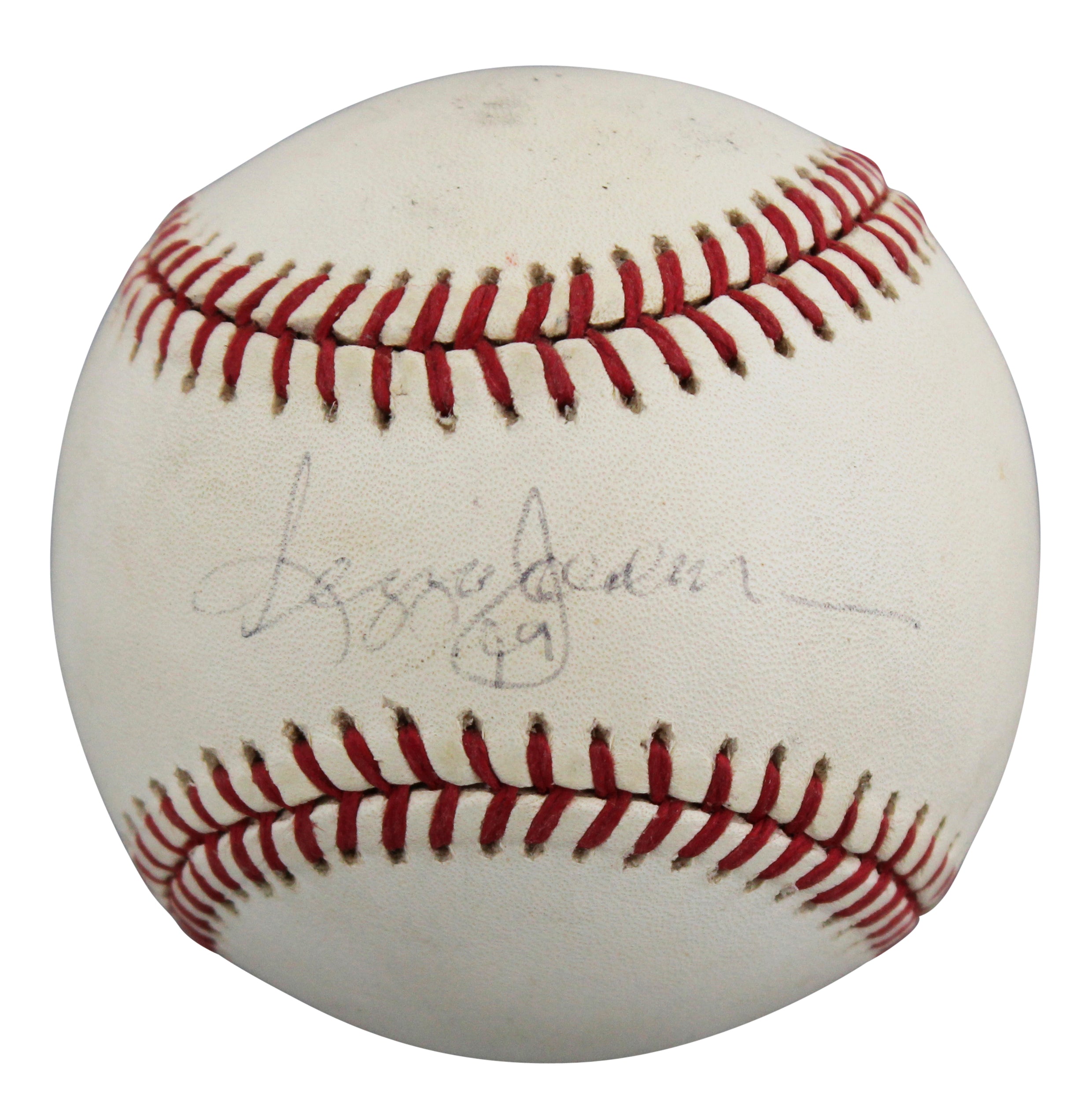 Yankees Reggie Jackson Authentic Signed Bobby Brown OAL Baseball BAS #BU64193