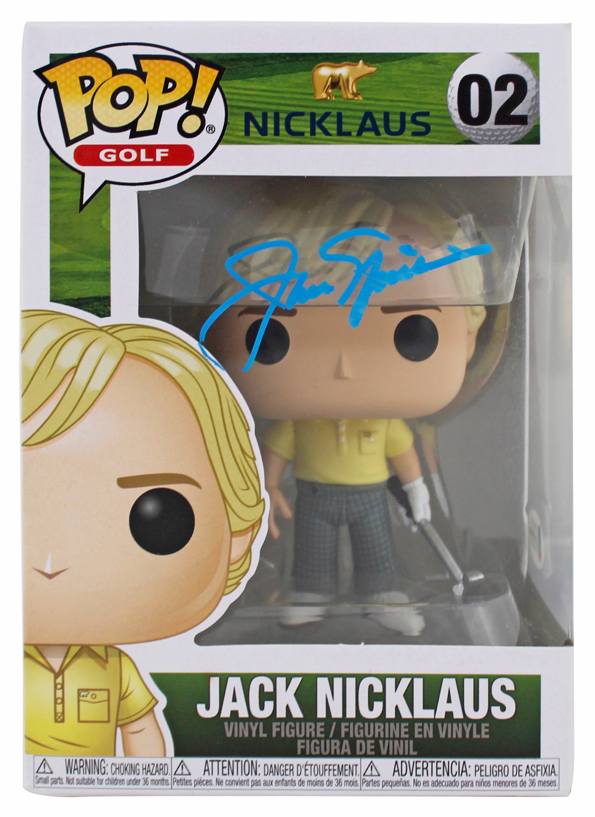 Jack Nicklaus Authentic Signed Funko Pop Vinyl Figure Autographed BAS #A45446