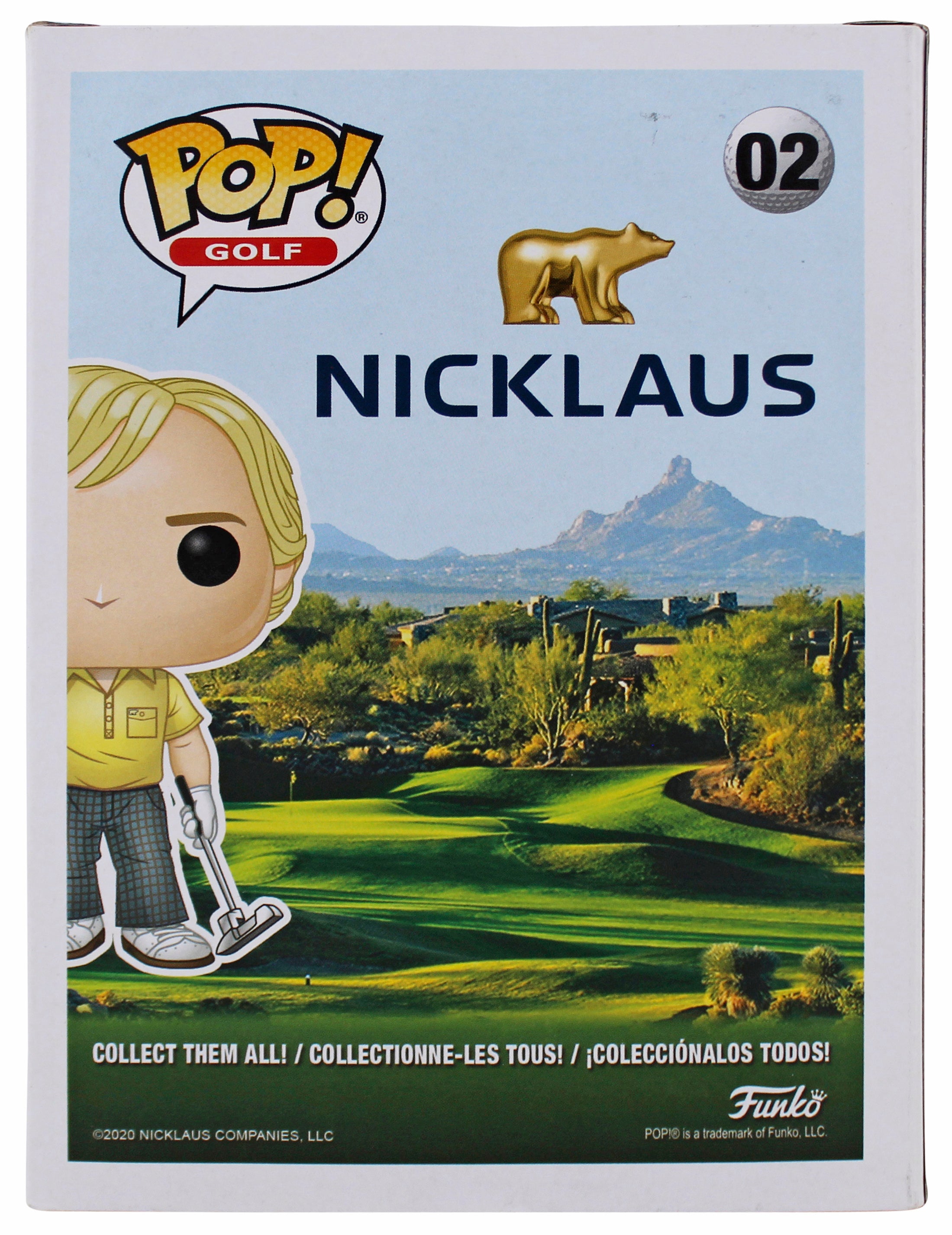 Jack Nicklaus Authentic Signed Funko Pop Vinyl Figure Autographed BAS #A45446