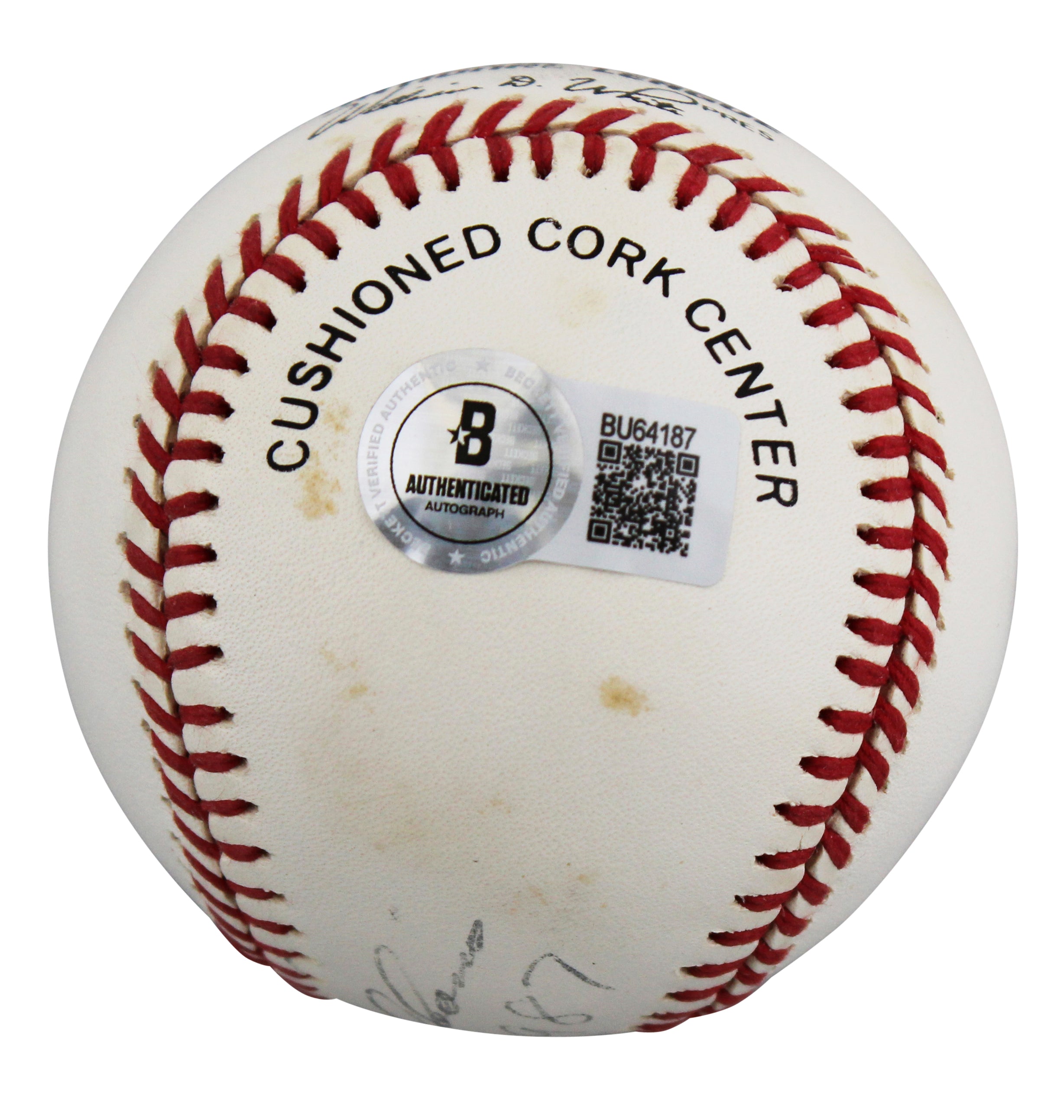 Cubs Billy Williams "HOF 87" Signed William White ONL Baseball BAS #BU64187