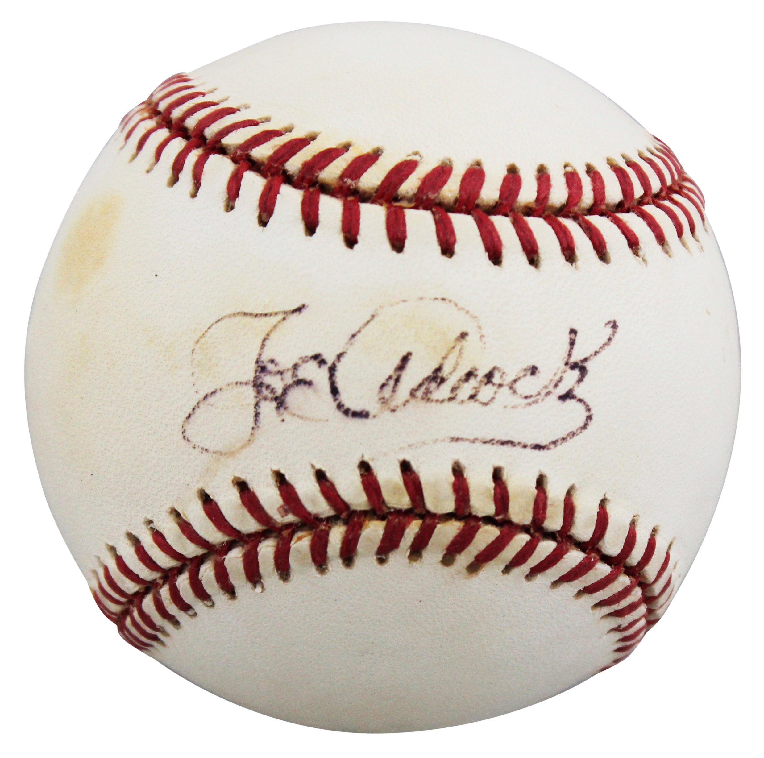 Braves Joe Adcock Authentic Signed Leonard Coleman ONL Baseball BAS #BW89085