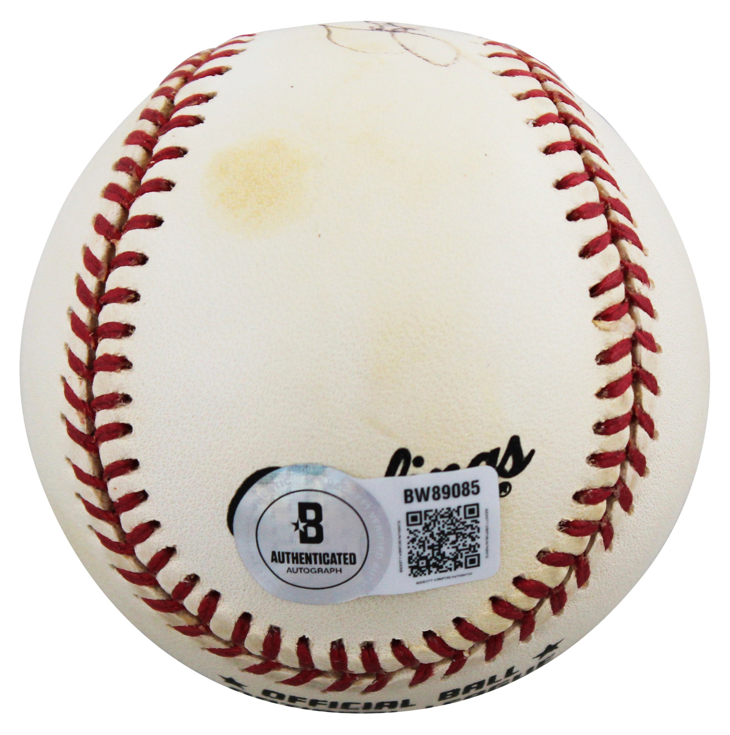 Braves Joe Adcock Authentic Signed Leonard Coleman ONL Baseball BAS #BW89085