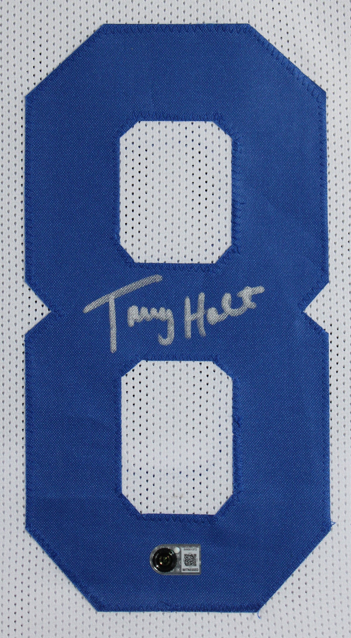 Torry Holt Authentic Signed Rookie Era White Pro Style Framed Jersey BAS Witness