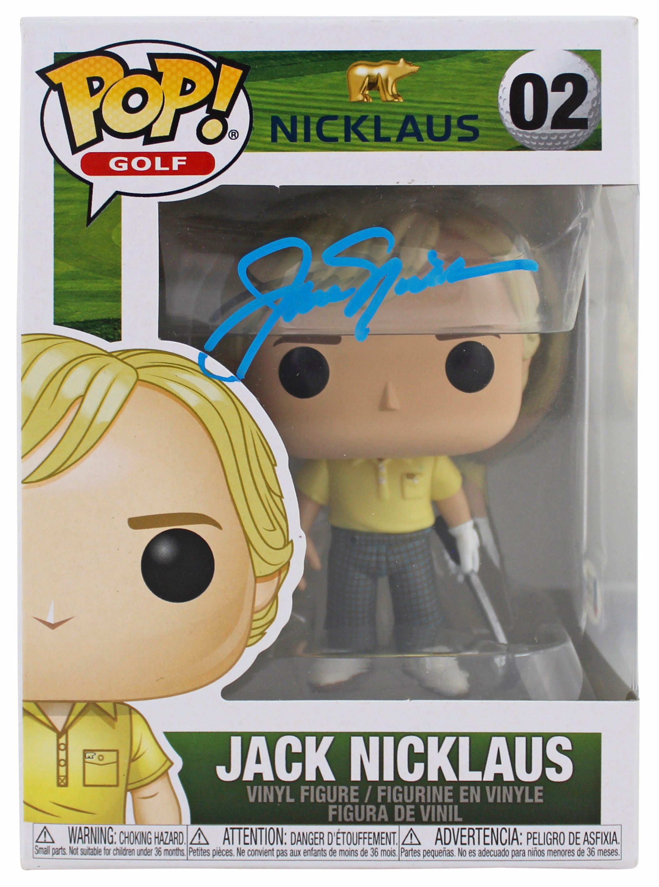 Jack Nicklaus Authentic Signed Funko Pop Vinyl Figure Autographed BAS #A45449