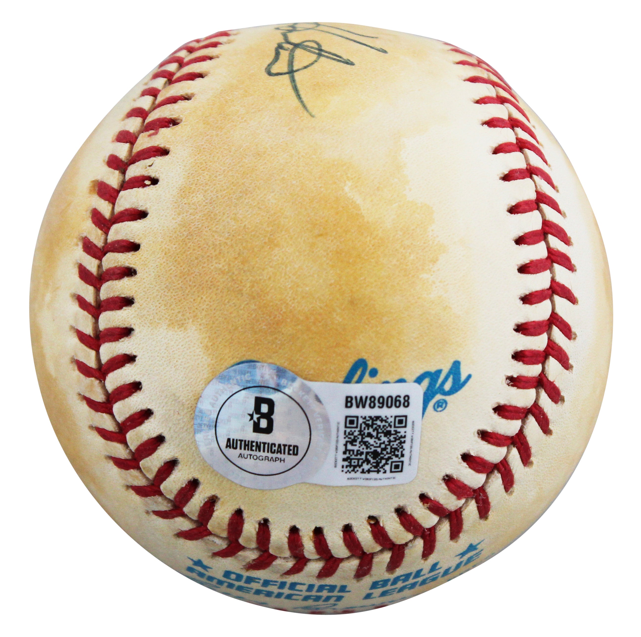 Yankees Jim Catfish Hunter Authentic Signed Brown OAL Baseball BAS #BW89068