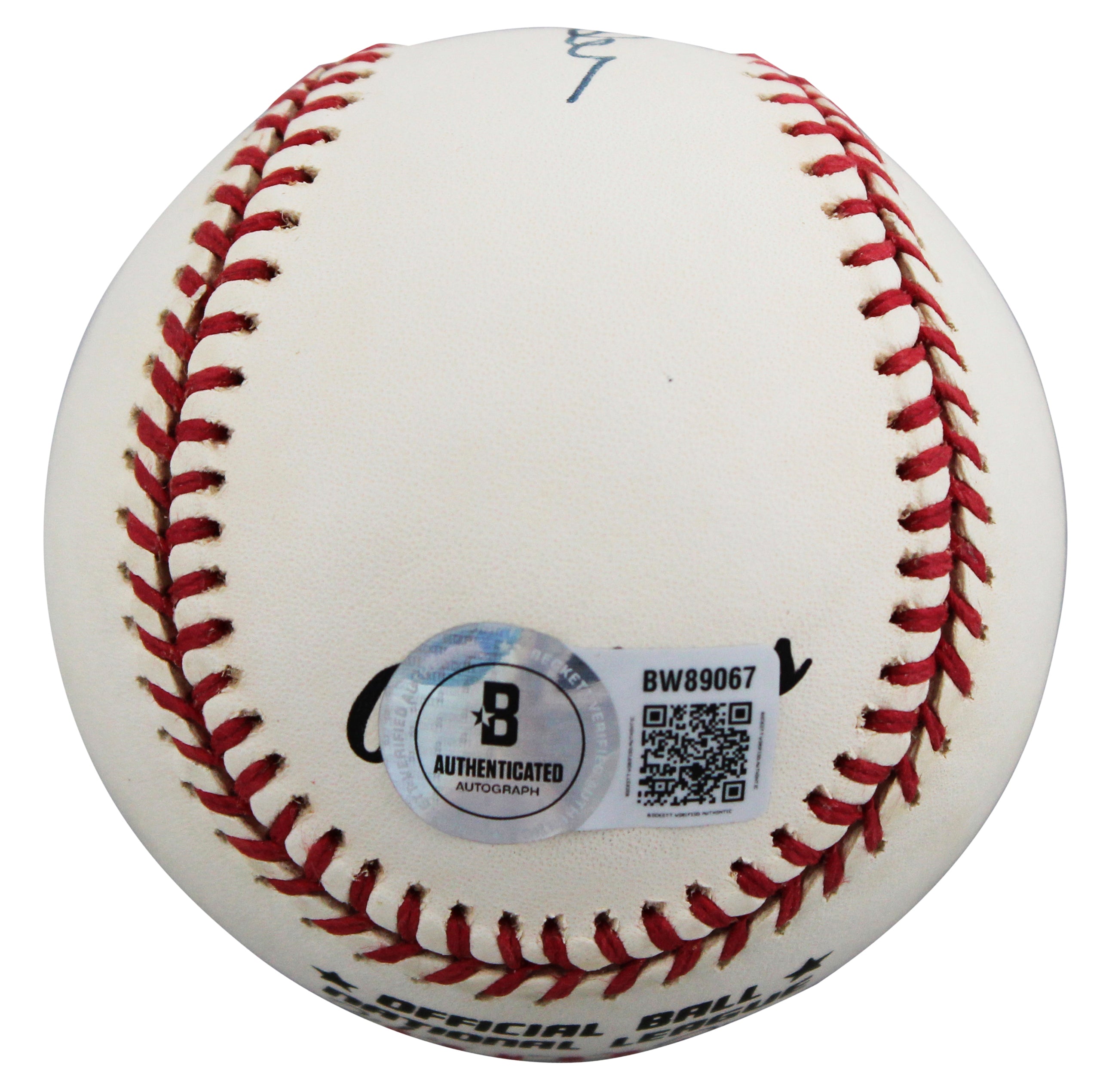 Dodgers Duke Snider Authentic Signed William White ONL Baseball BAS #BW89067