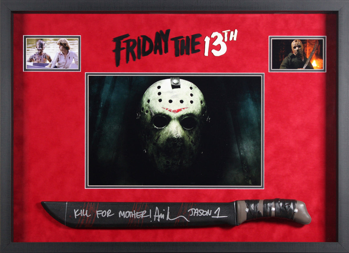 Ari Lehman Friday The 13th Authentic Signed & Framed Prop Machete BAS #AG010138