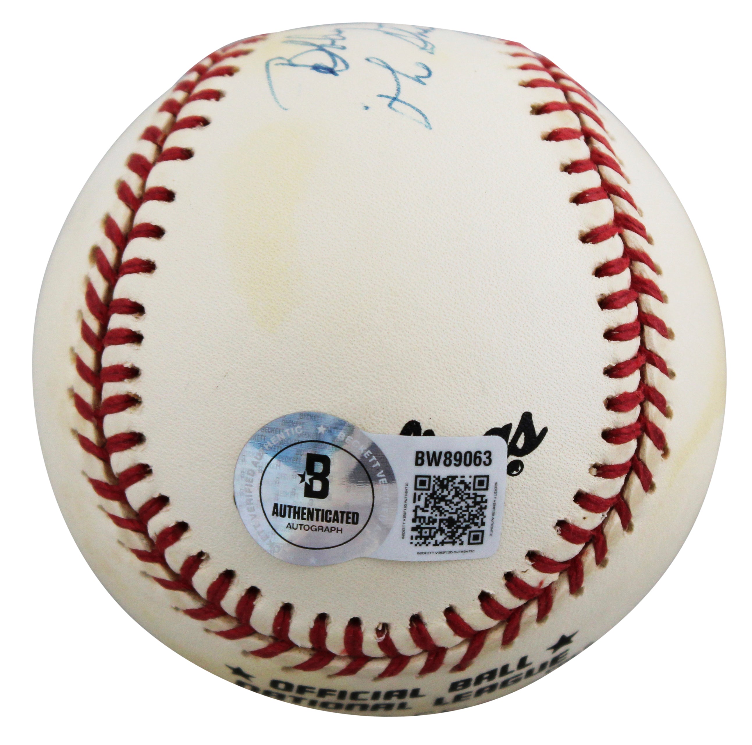 Giants Bobby Thomson "Shot Heard Round the World" Signed Baseball BAS #BW89063