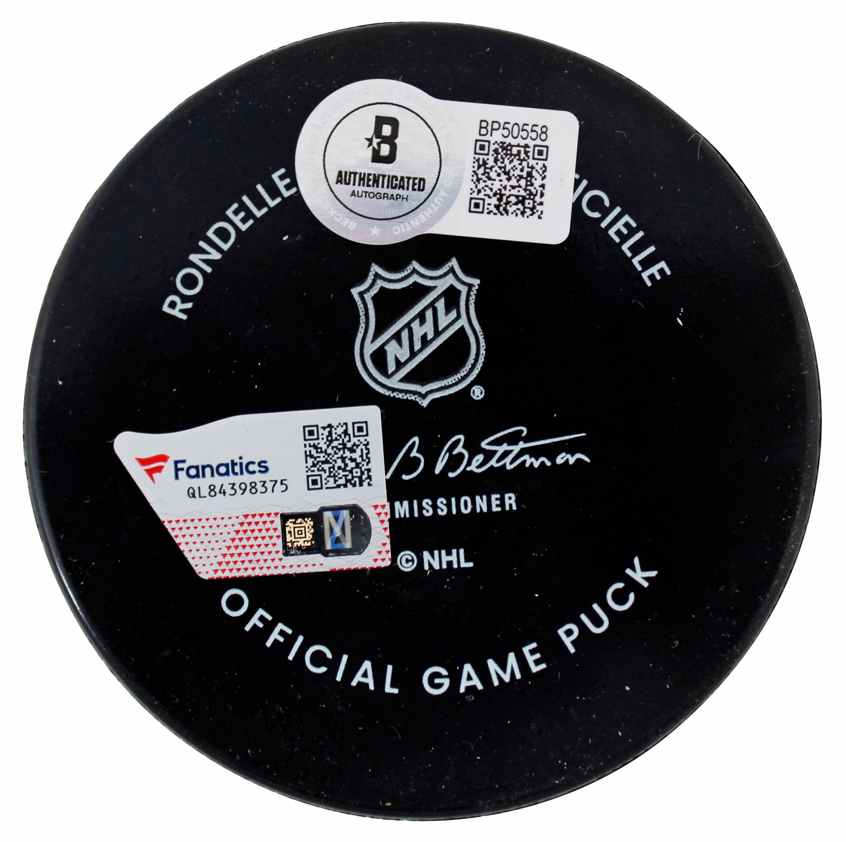 Maple Leafs Auston Matthews Authentic Signed Official Game Hockey Puck BAS & Fan