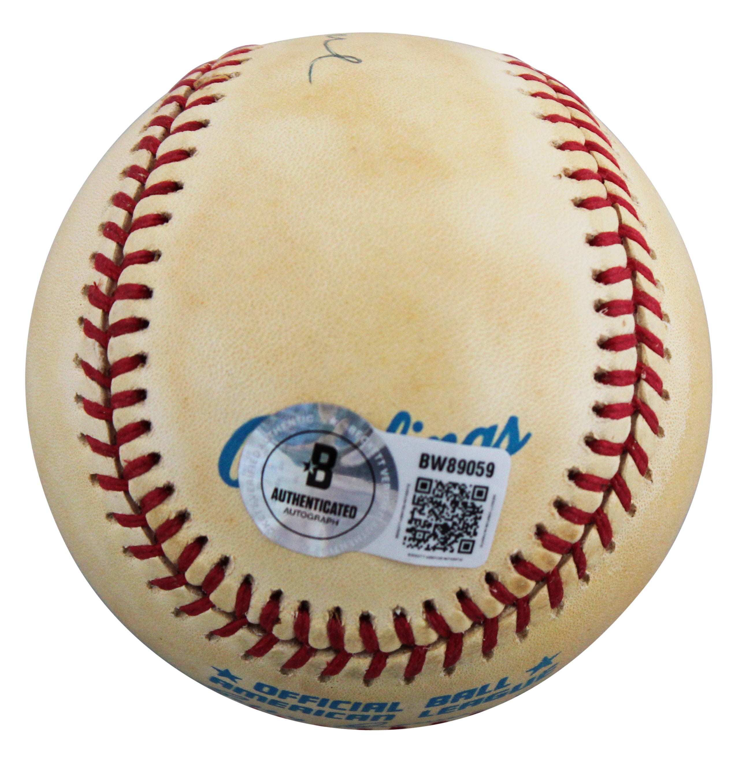 Tigers Al Kaline Authentic Signed Bobby Brown OAL Baseball BAS #BW89059
