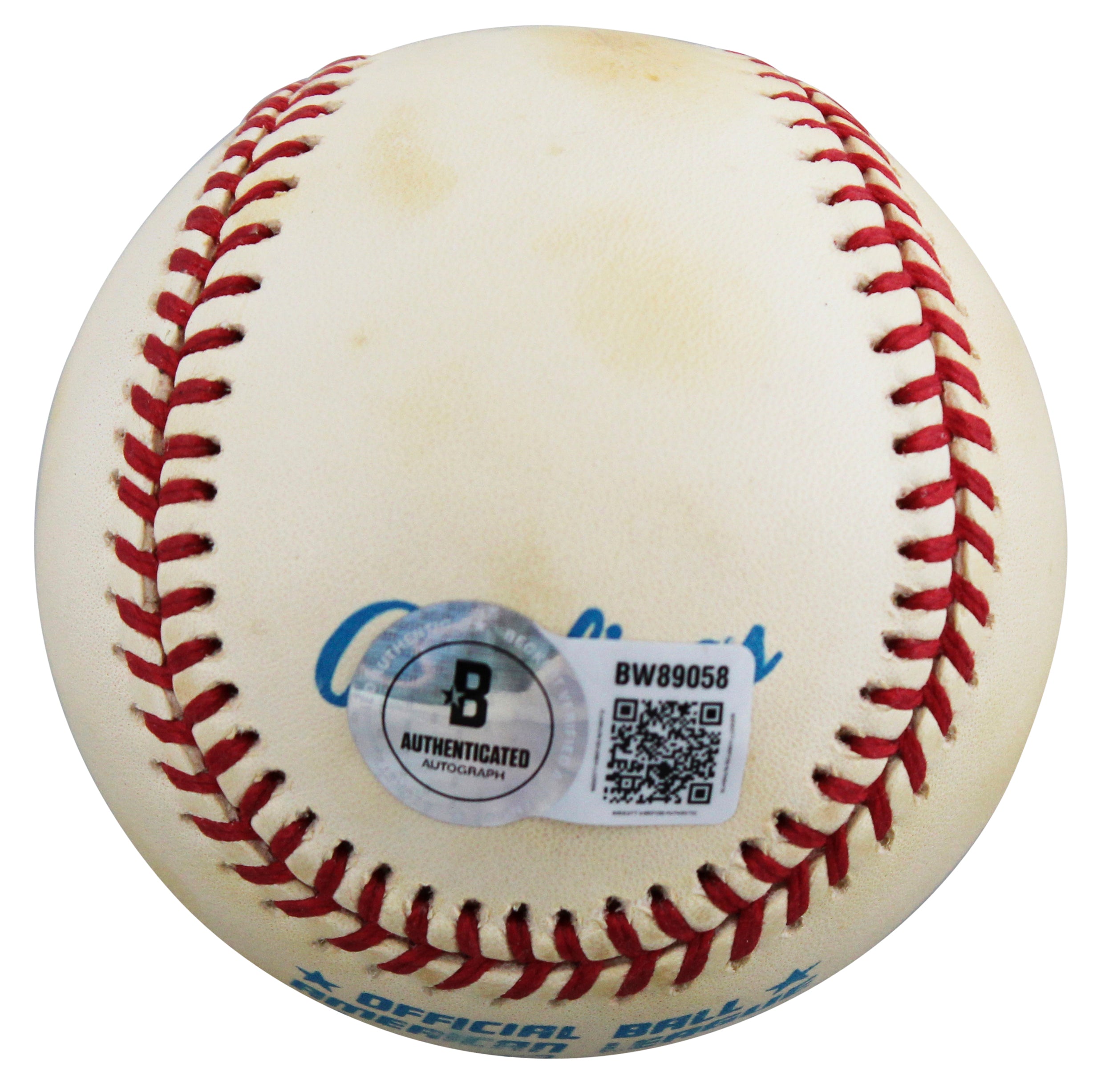 Giants Gaylord Perry Authentic Signed Bobby Brown OAL Baseball BAS #BW89058