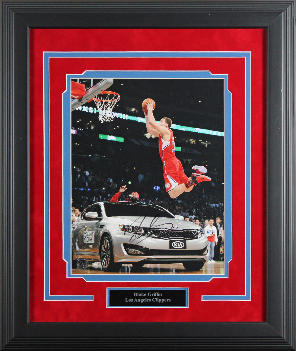 Clippers Blake Griffin Authentic Signed 11x14 Framed Photo BAS #AG010125