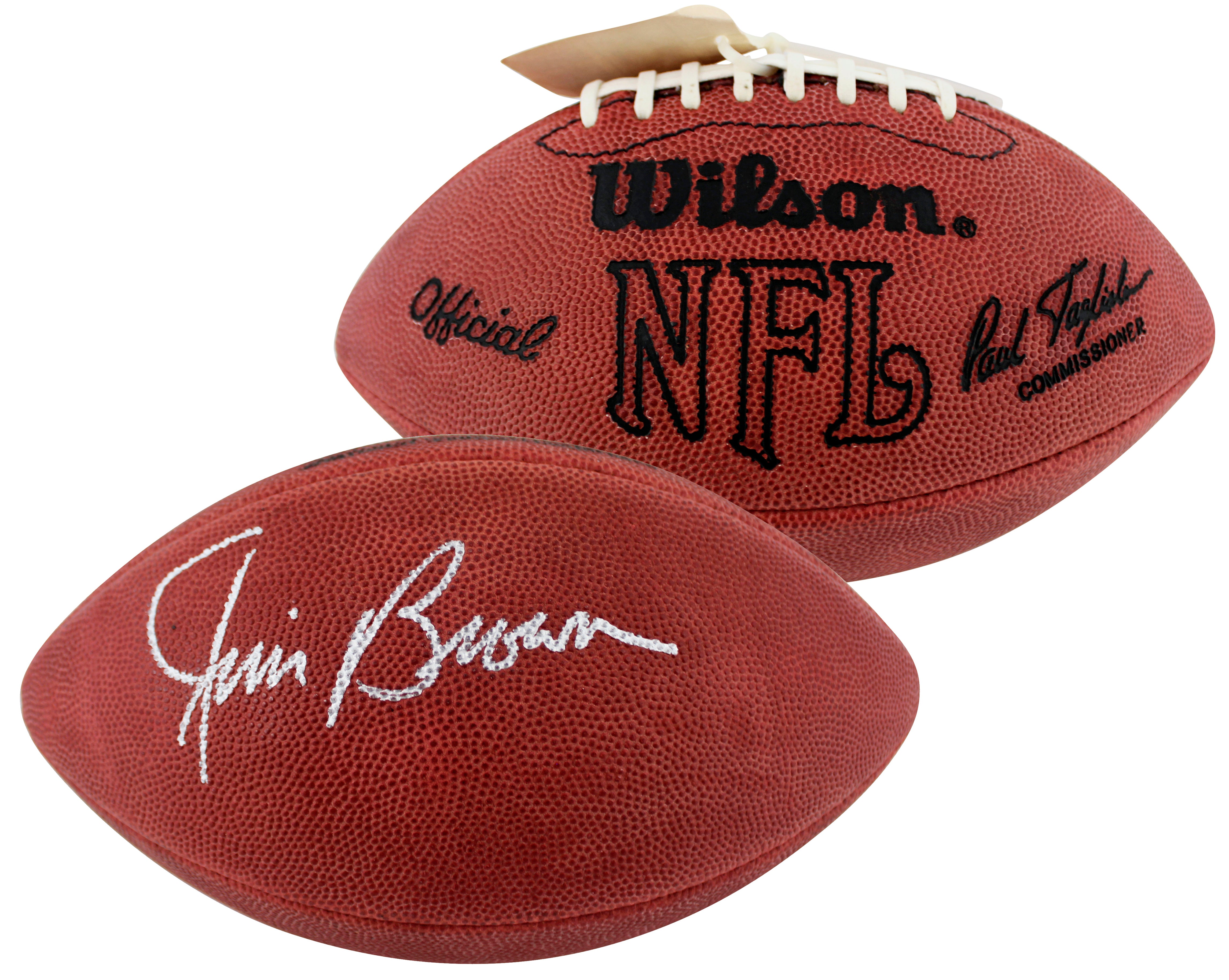 Browns Jim Brown Authentic Signed Wilson Official Nfl Football PSA/DNA #X84090