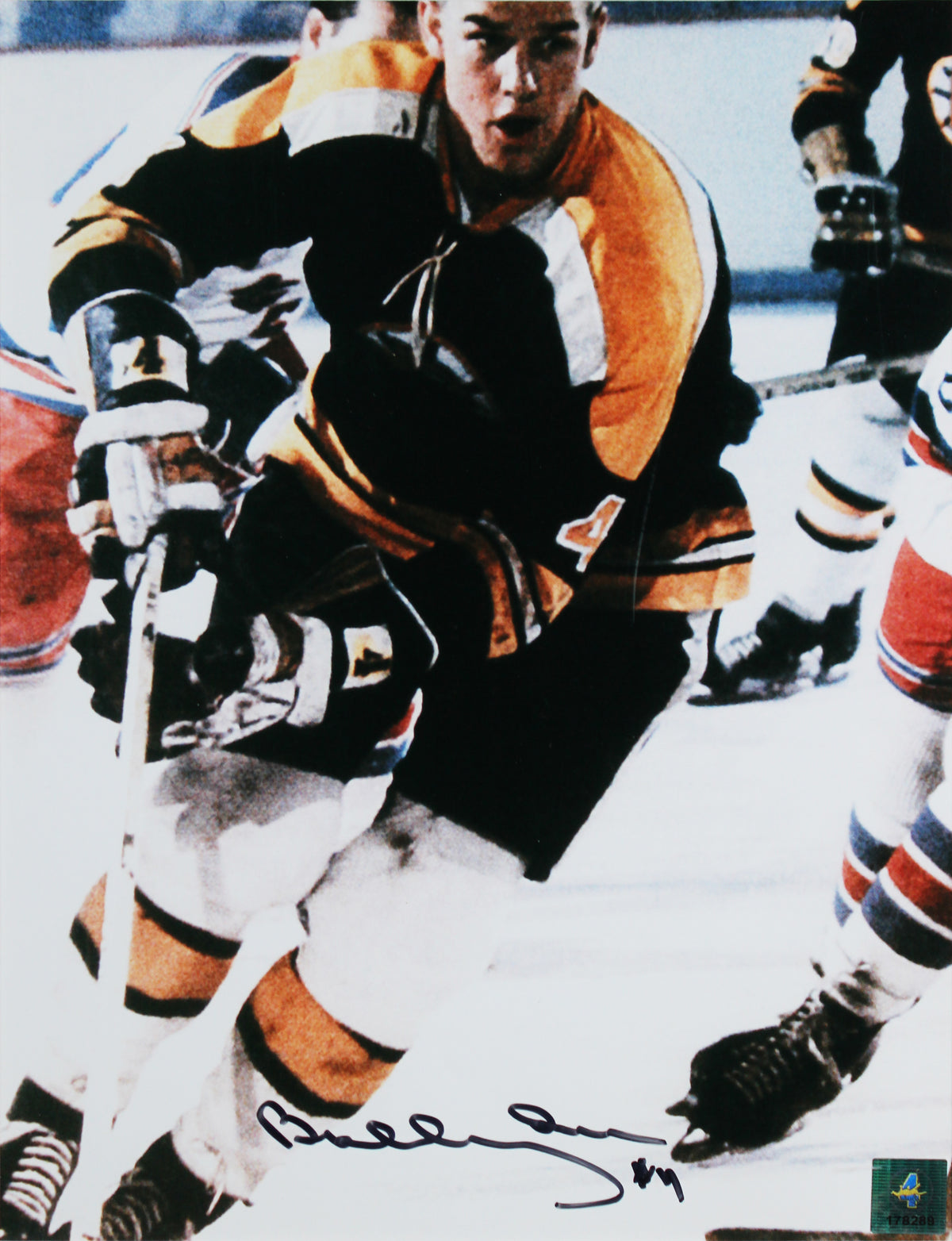 Bruins Bobby Orr Authentic Signed 11x14 Framed Photo Autographed BAS #AG010127