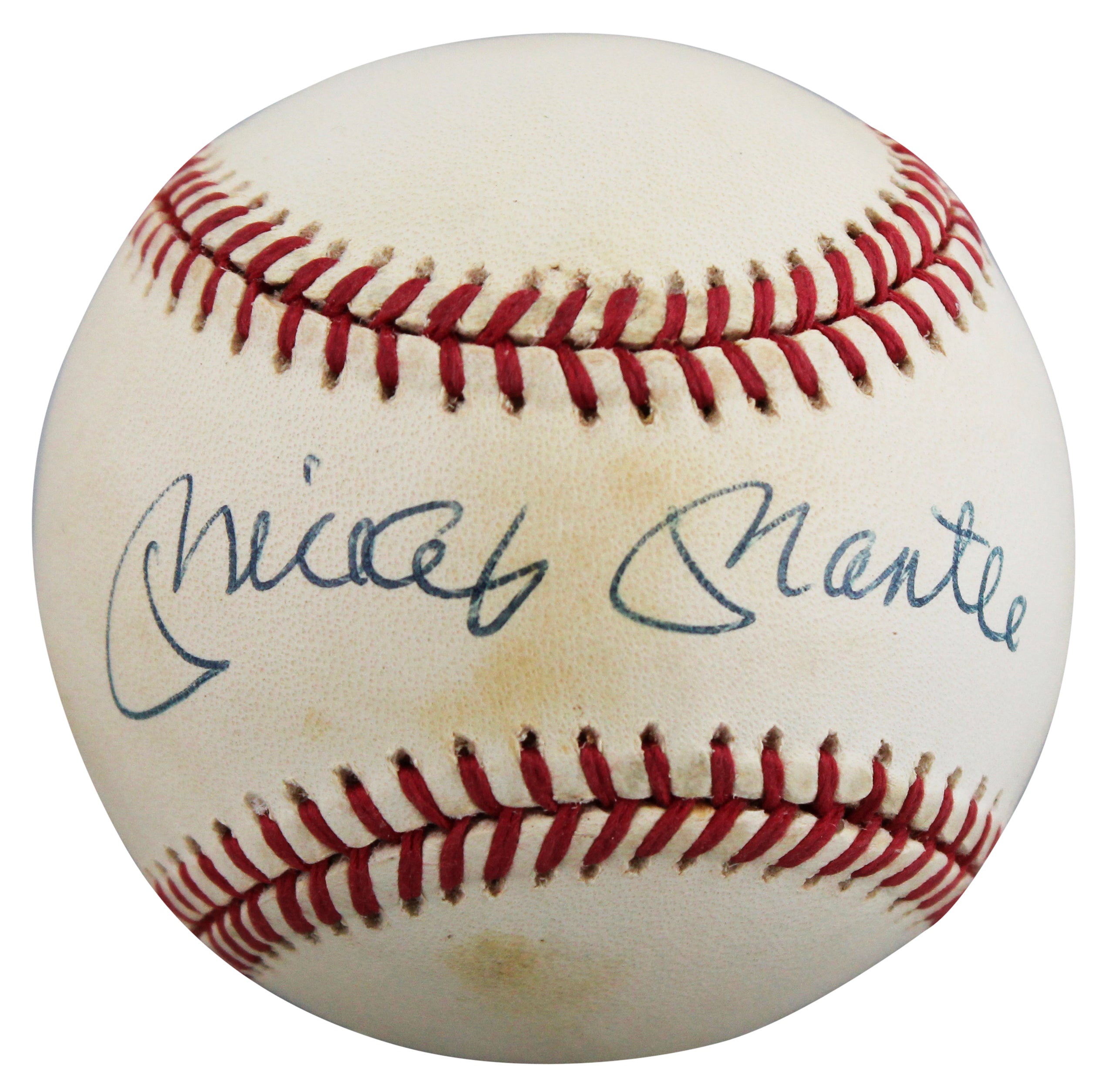 Yankees Mickey Mantle Authentic Signed Bobby Brown OAL Baseball BAS #AE64475