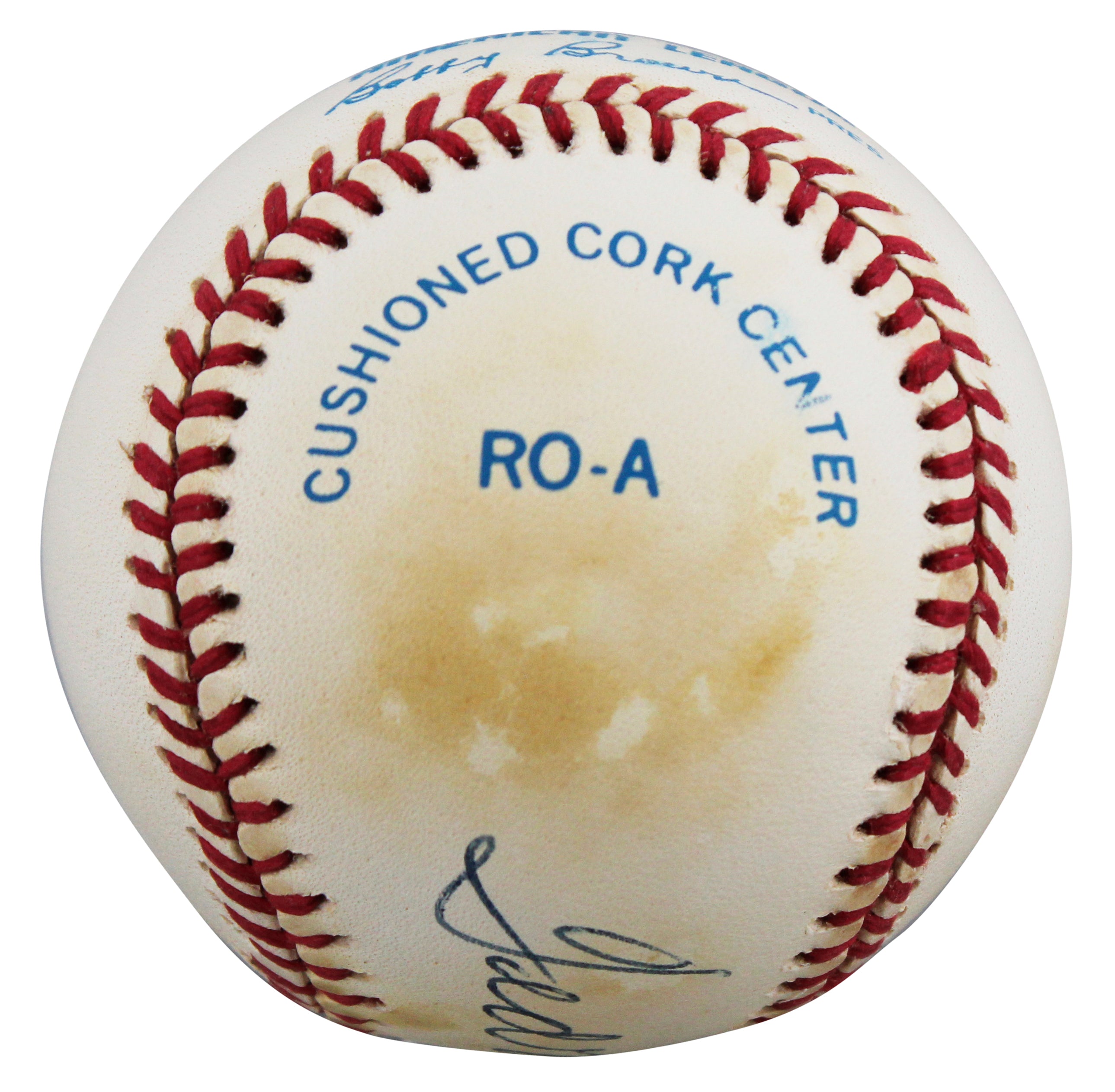 Red Sox Ted Williams Authentic Signed Bobby Brown OAL Baseball BAS #AE64476