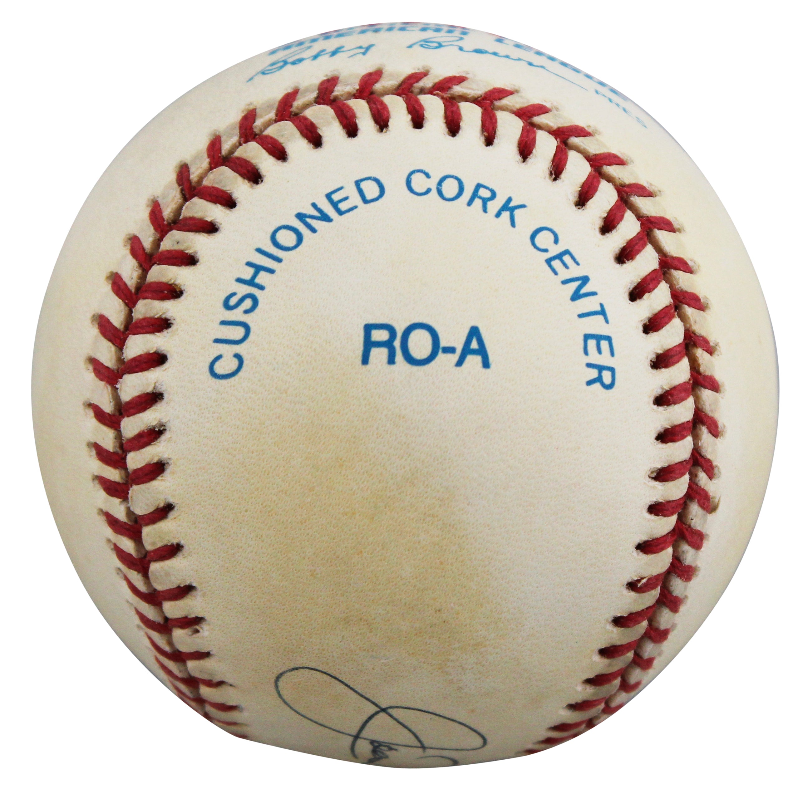 Yankees Joe DiMaggio Authentic Signed Bobby Brown OAL Baseball BAS #AE64478
