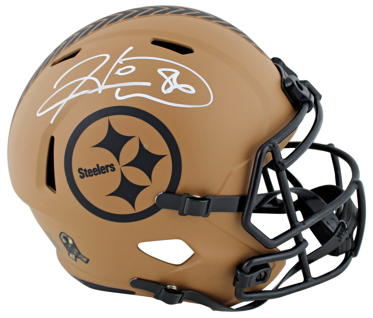 Steelers Hines Ward Signed STS II Full Size Speed Rep Helmet BAS Witnessed