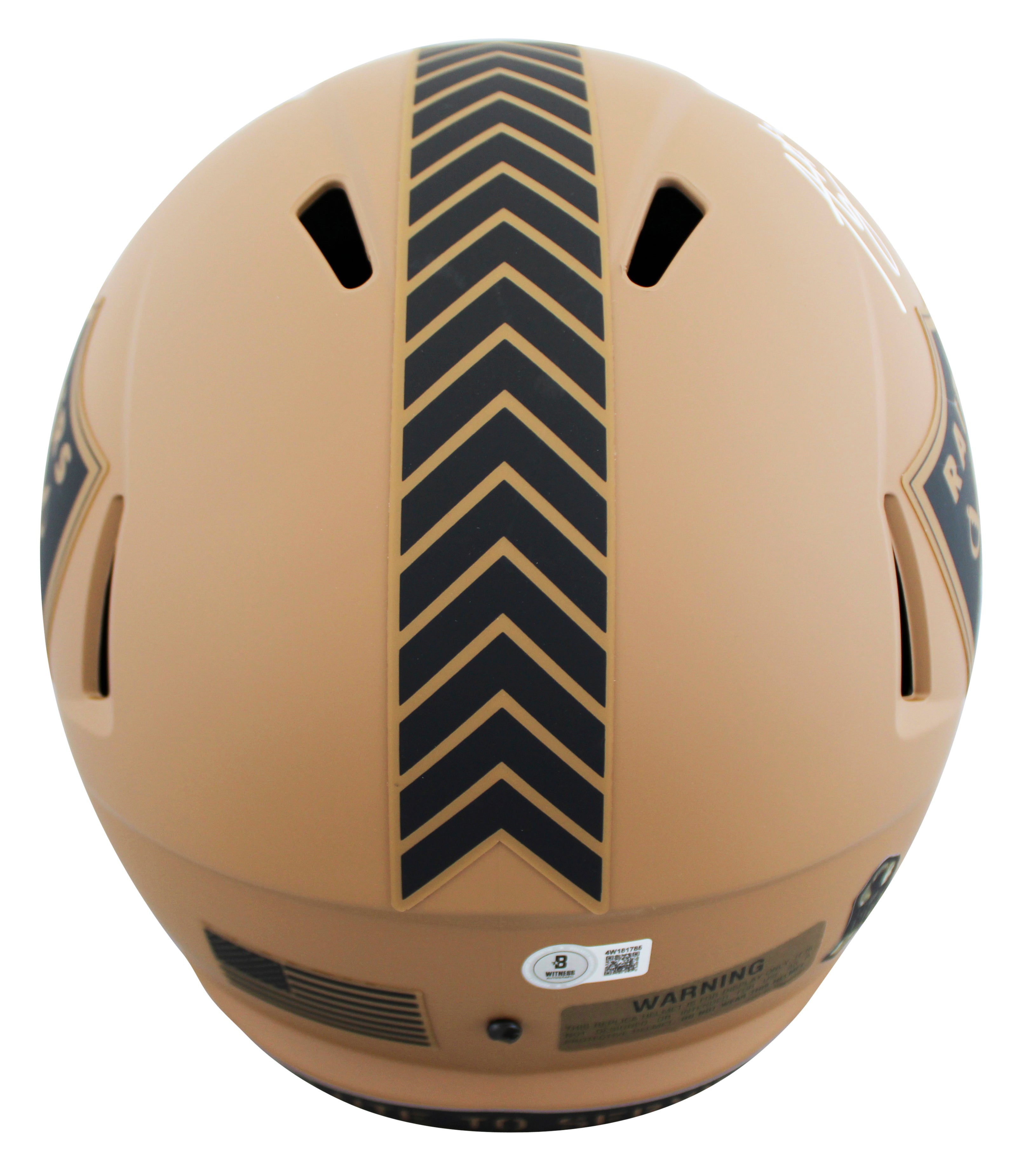 Raiders Ashton Jeanty Signed STS II Full Size Speed Rep Helmet W/ Case BAS Wit