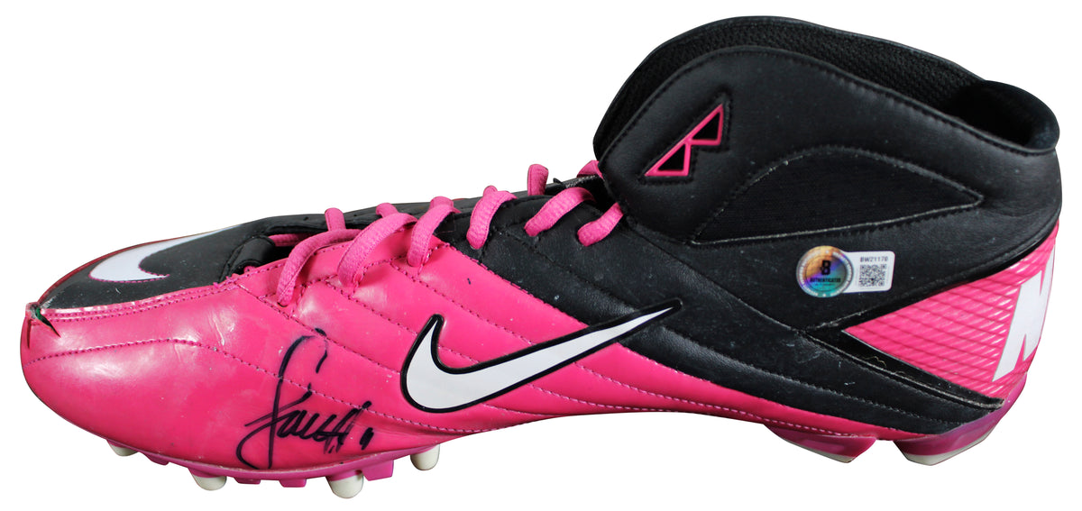 Larry Fitzgerald Signed 10/10/10 Game Worn Nike Zoom Vapor Carbon Fly Cleats BAS