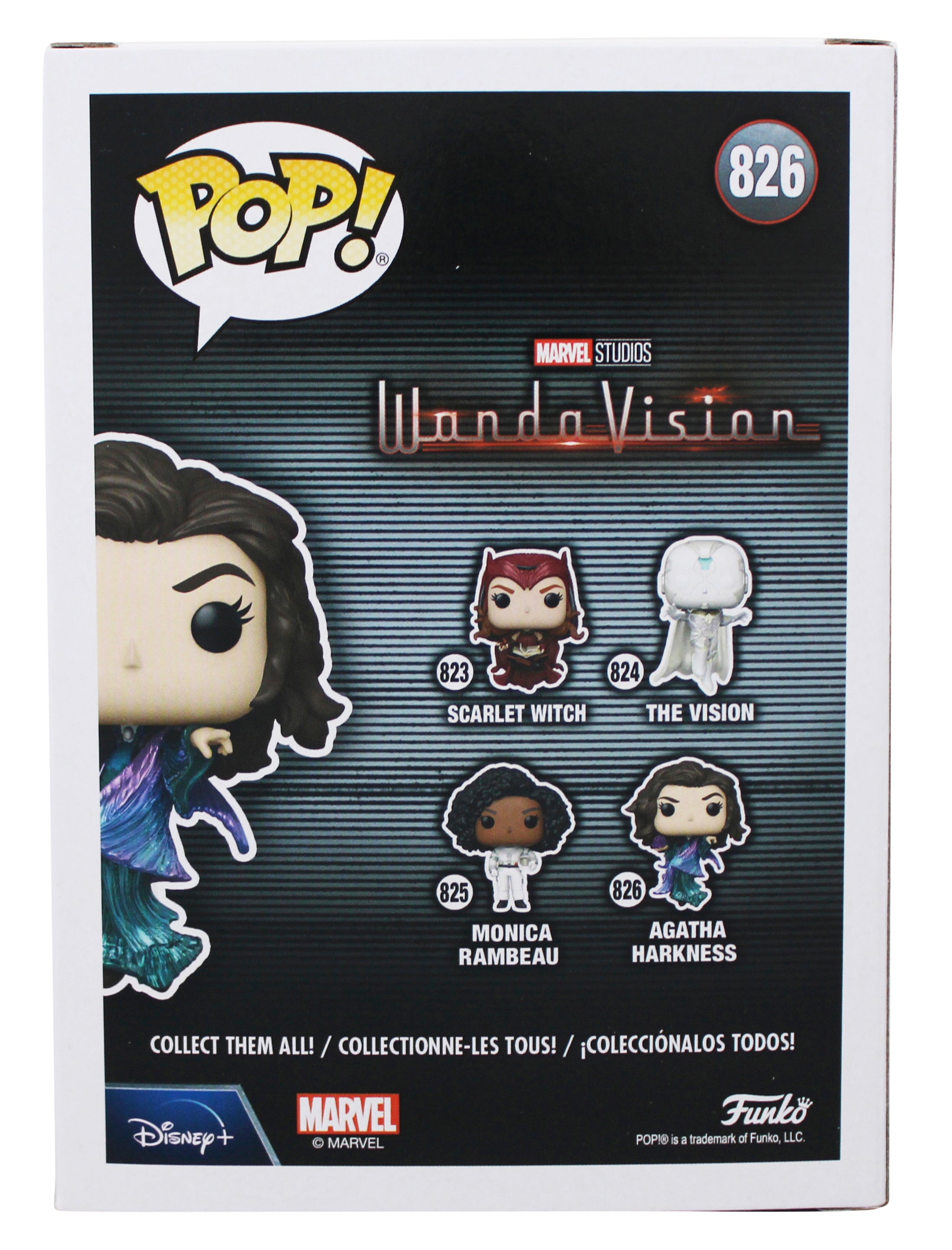 Kathryn Hahn WandaVision Signed #826 Funko Pop Vinyl Figure PSA/DNA #AP84509