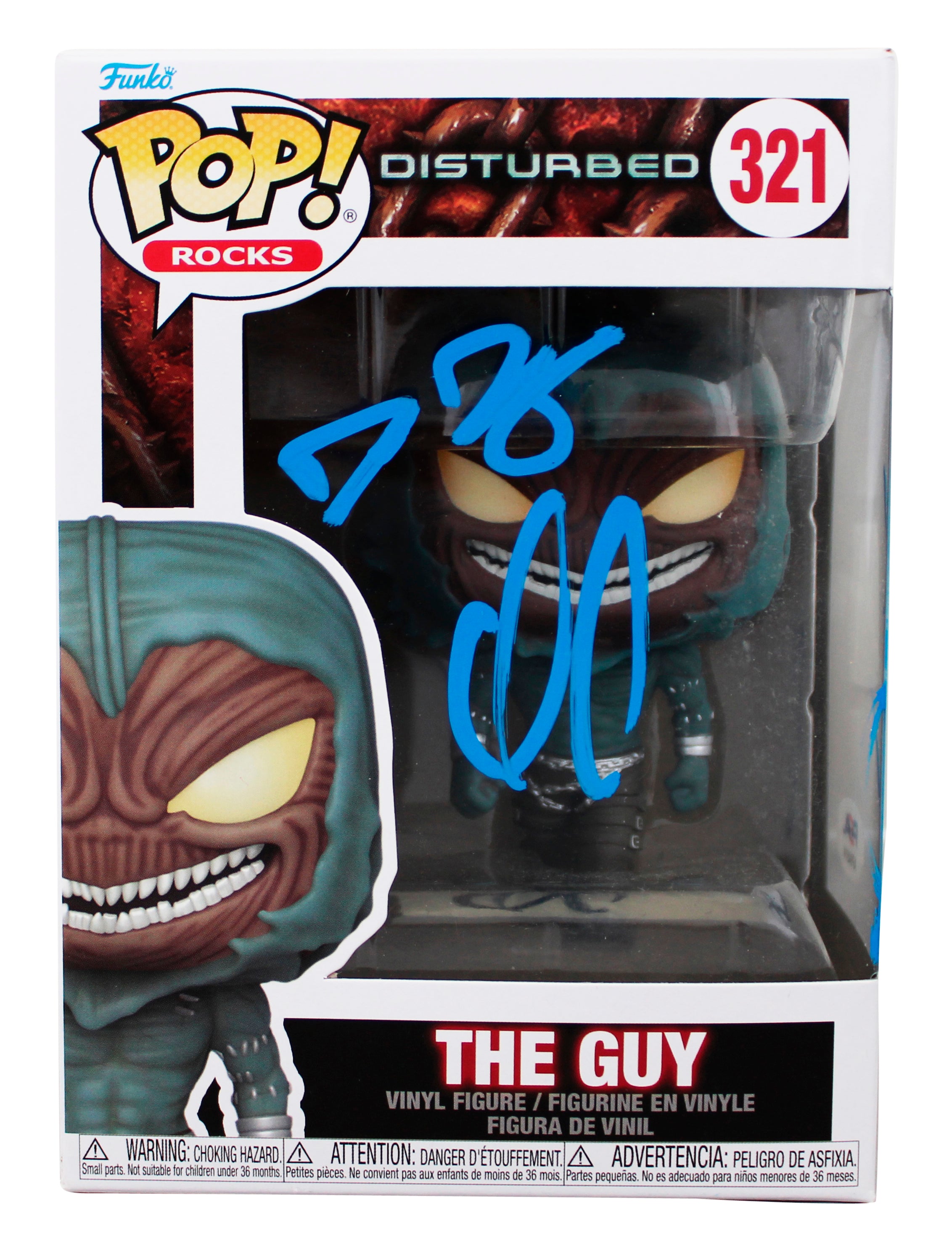 (3) Draiman, Donegan & Moyer Signed The Guy #321 Funko Pop Vinyl Figure PSA/DNA