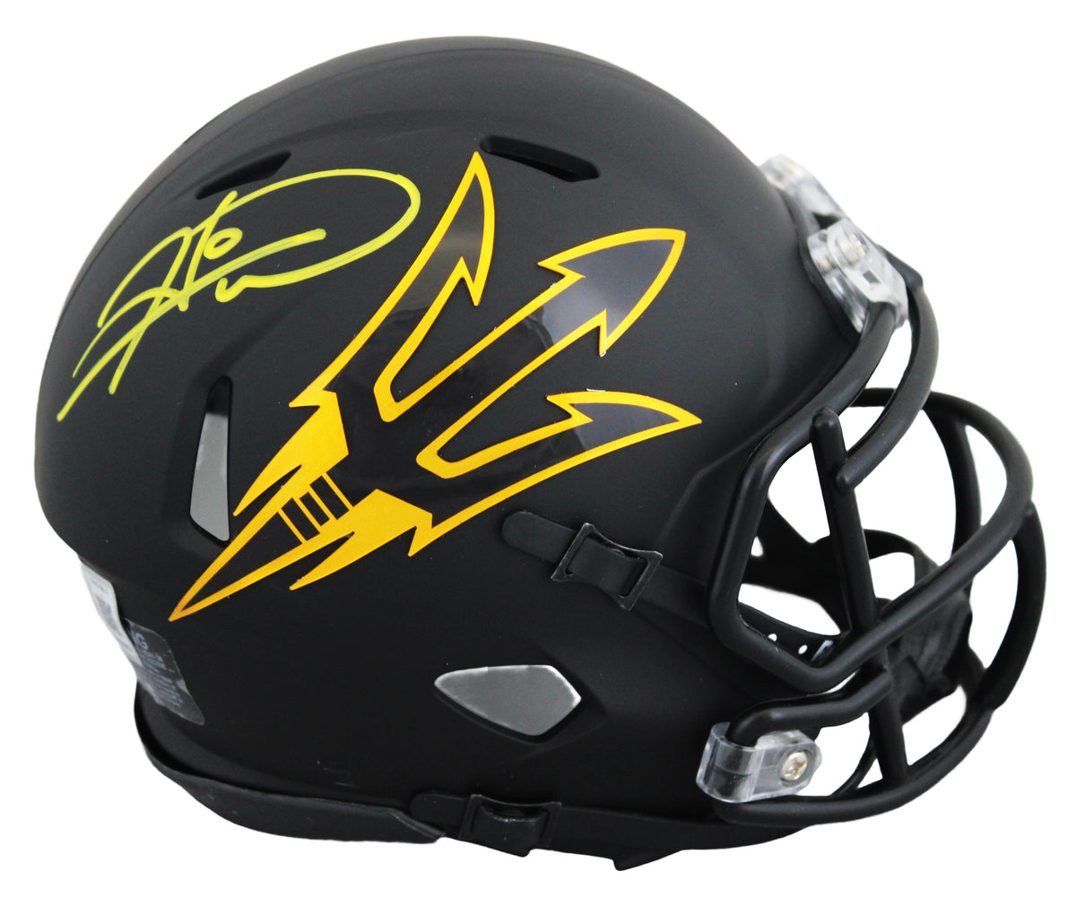 Arizona State Hines Ward Authentic Signed Black Speed Mini Helmet w/ Case BAS W