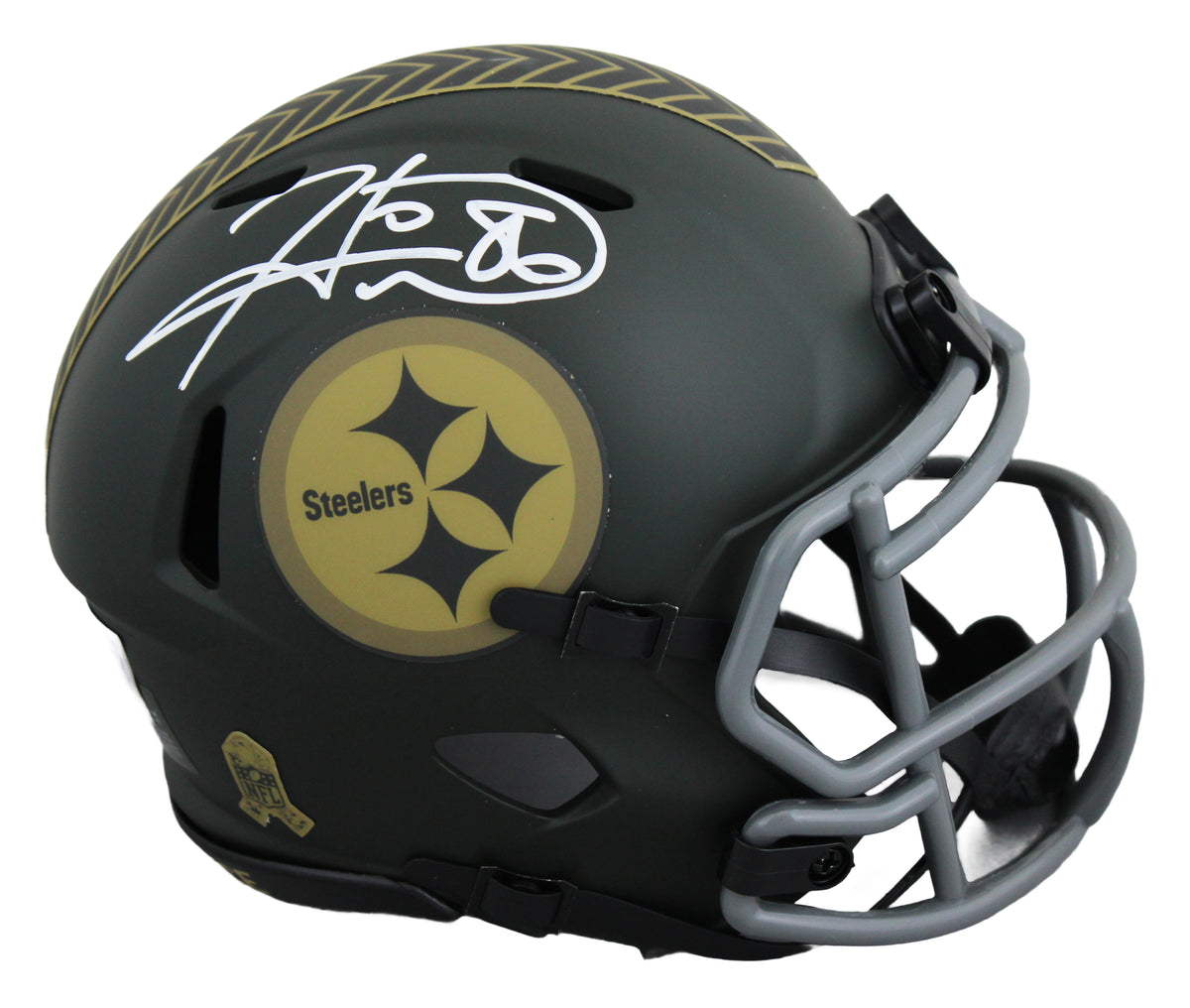 Steelers Hines Ward Authentic Signed 2025 STS IV Speed Mini Helmet w/ Case BAS W