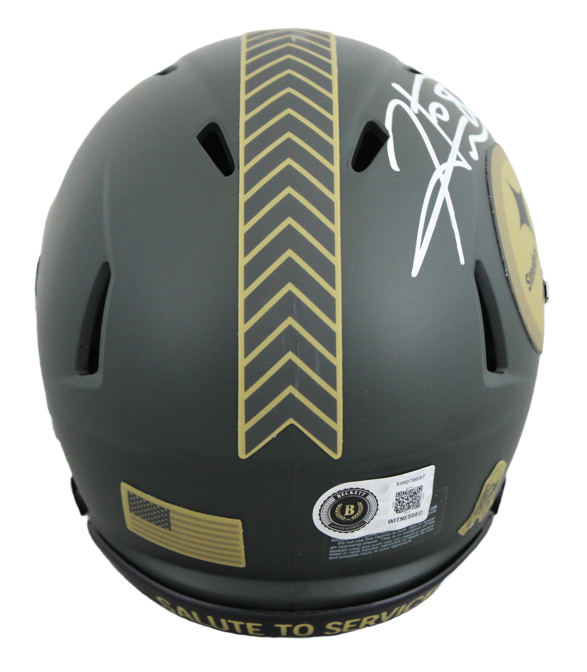 Steelers Hines Ward Authentic Signed 2025 STS IV Speed Mini Helmet w/ Case BAS W