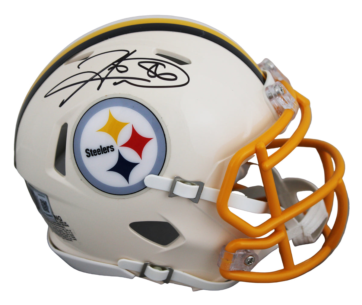 Steelers Hines Ward Authentic Signed Retro Speed Mini Helmet w/ Case BAS Witness