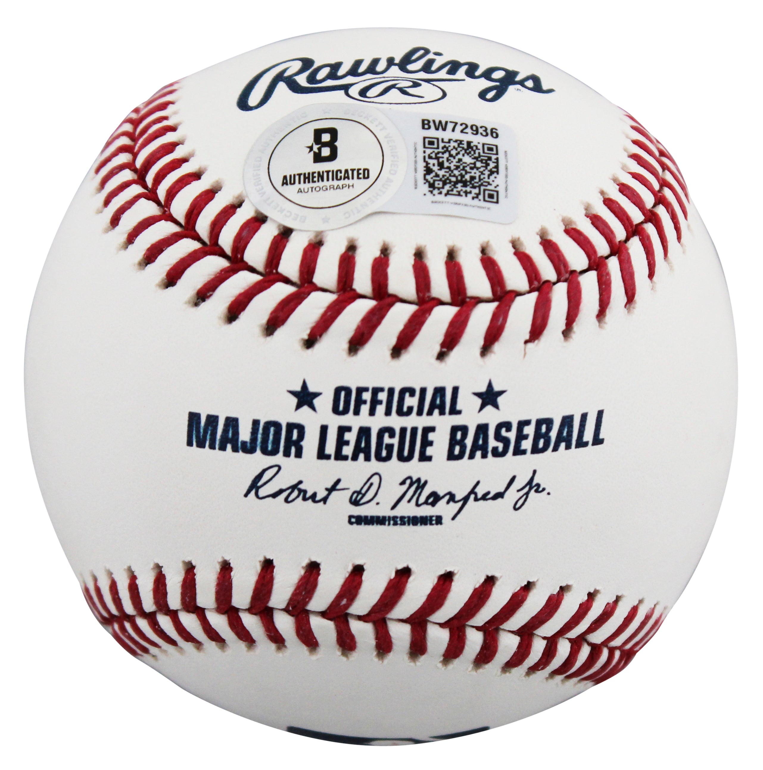 Angels Vladimir Guerrero "HOF 18" Authentic Signed OML Baseball Autographed BAS