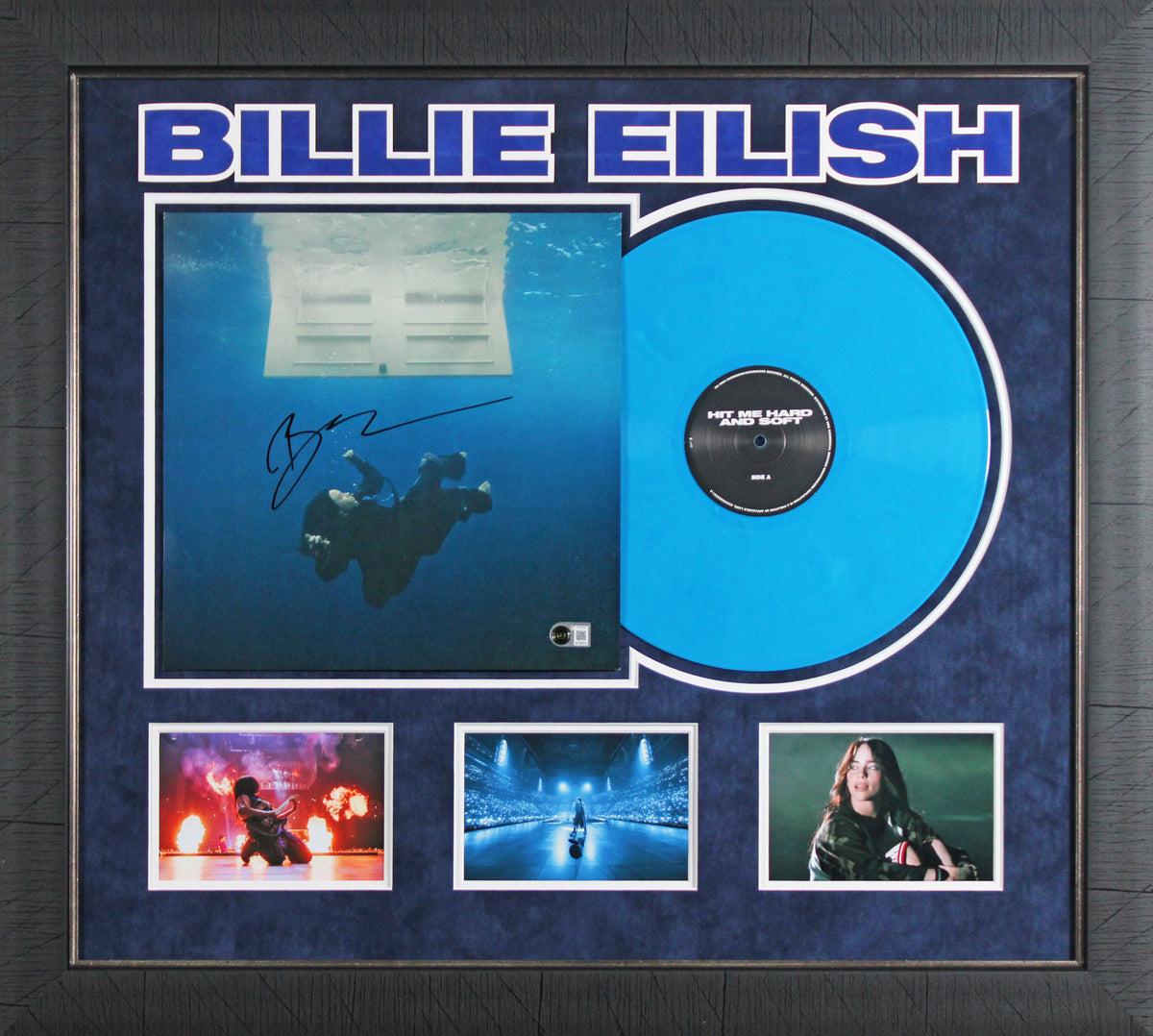 Billie Eilish Authentic Signed & Framed Hit Me Hard and Soft Album Flat BAS