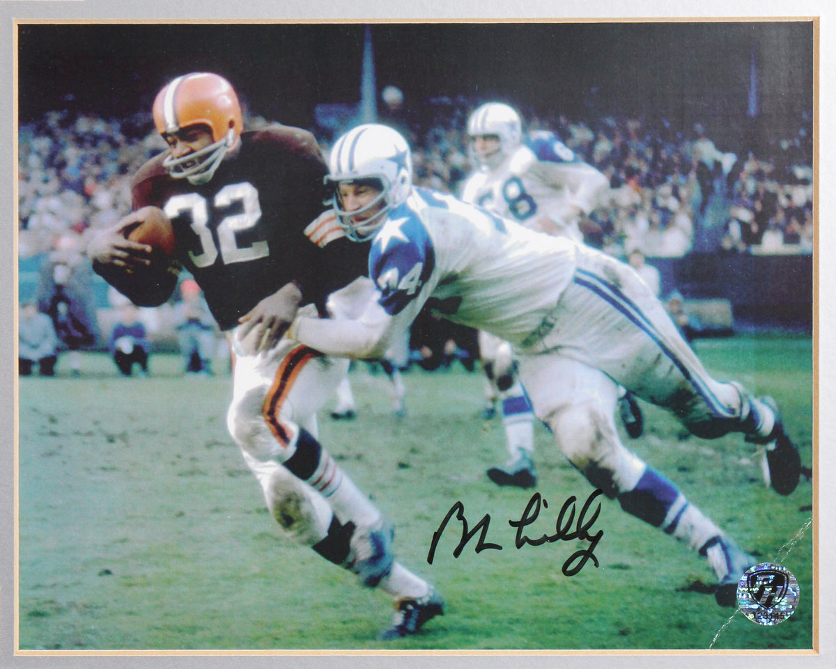 Cowboys Bob Lilly Authentic Signed 8x10 Framed Photo Autographed BAS #AG010149