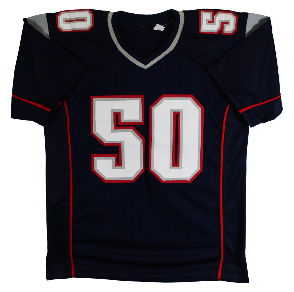 Mike Vrabel Authentic Signed Navy Pro Style Jersey Autographed JSA Witness