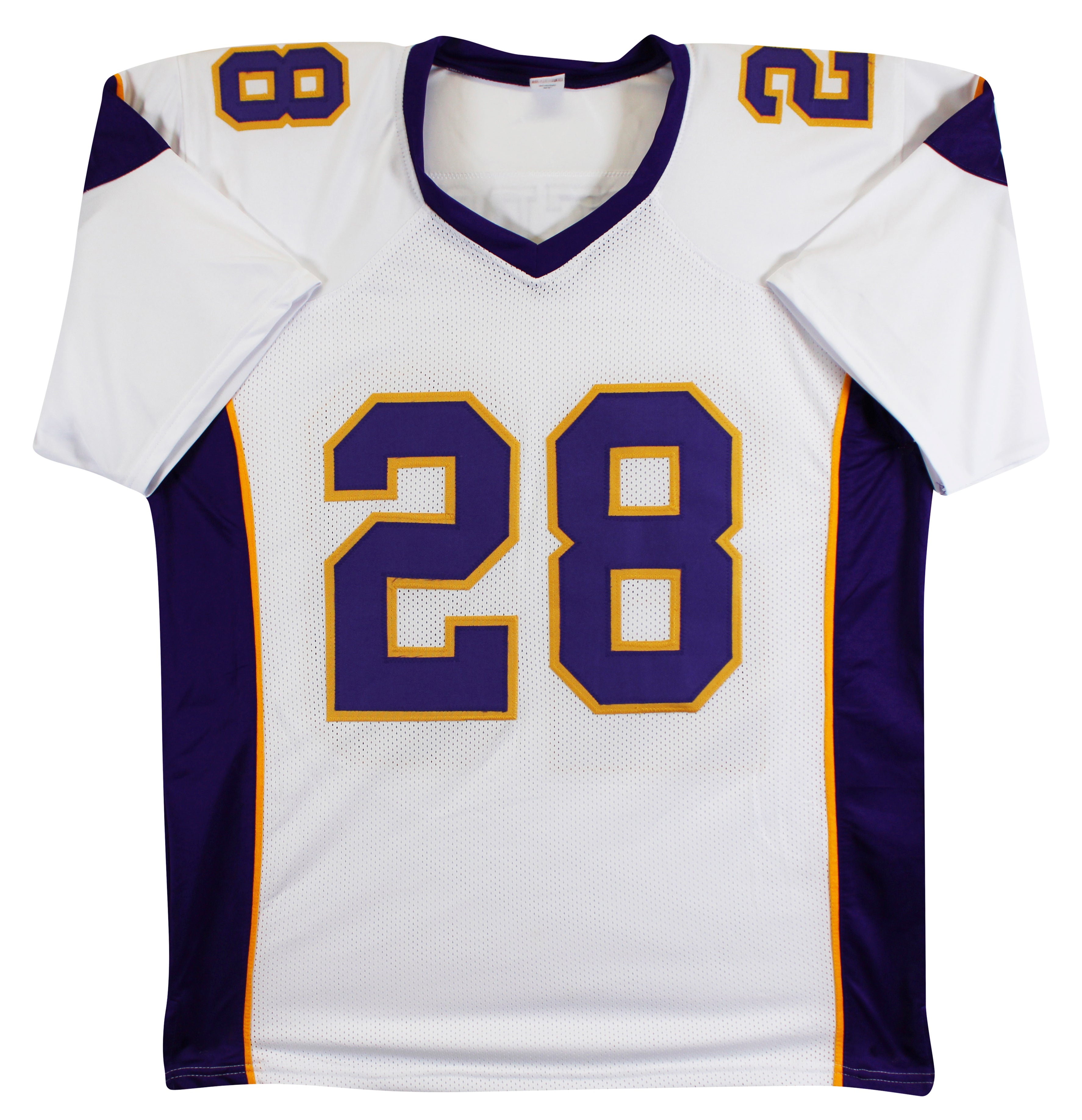 Adrian Peterson "All Day" Authentic Signed White Pro Style Jersey BAS Witnessed