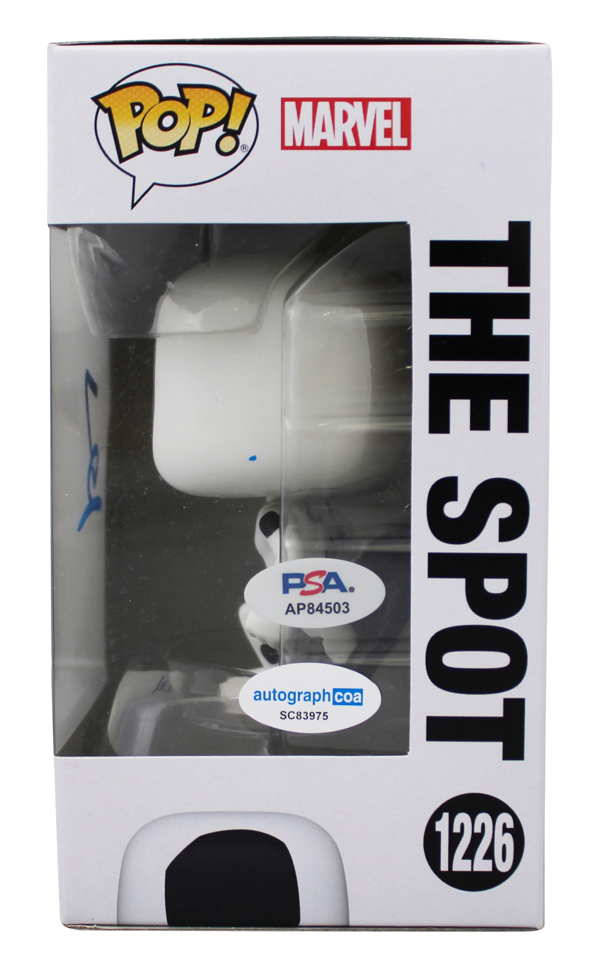 Jason Schwartzman Spider-Man Signed The Spot #1226 Funko Pop Figure PSA #AP84503