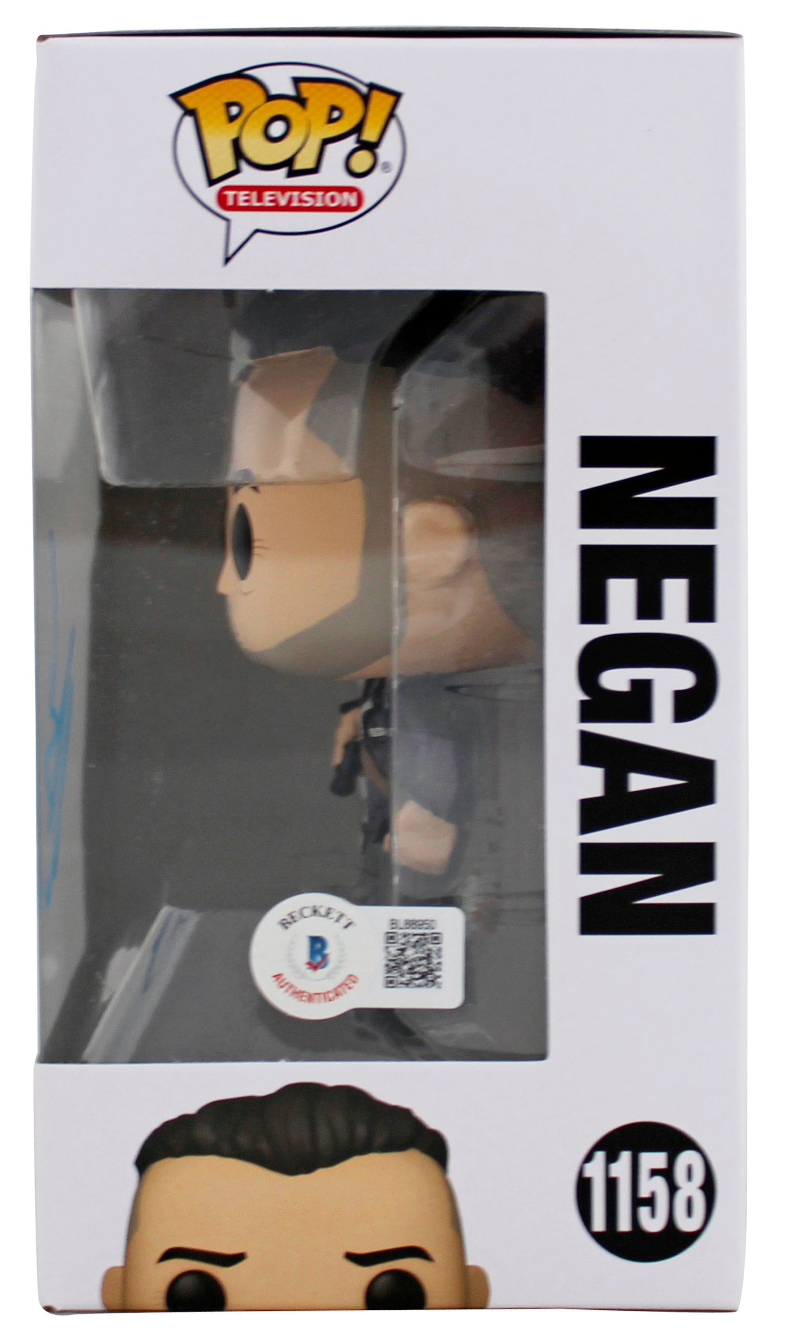 Jeffrey Dean Morgan Walking Dead Signed #1158 Negan Funko Pop Vinyl Figure BAS