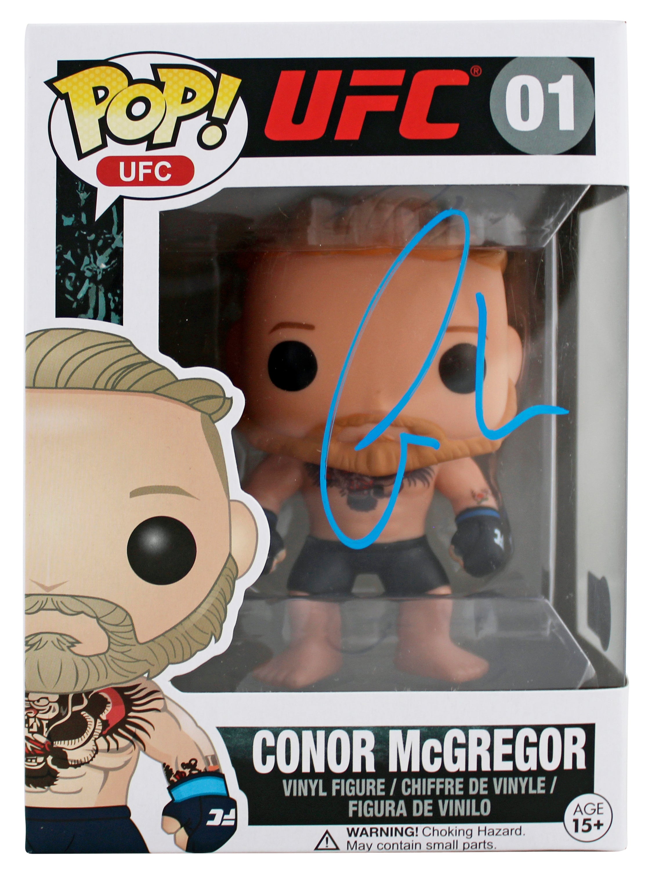 Conor McGregor Authentic Signed UFC #01 Funko Pop Vinyl Figure Autographed BAS