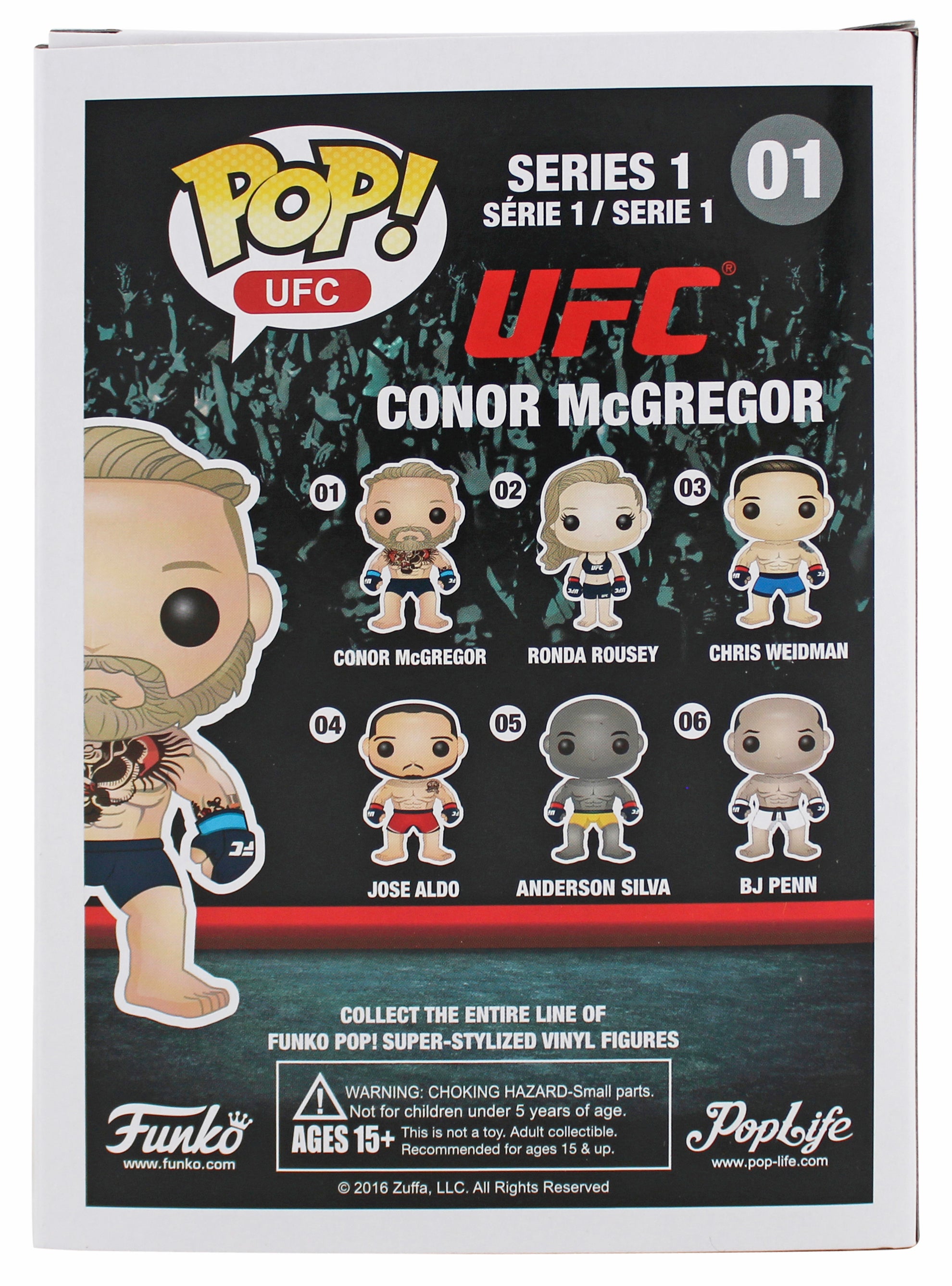 Conor McGregor Authentic Signed UFC #01 Funko Pop Vinyl Figure Autographed BAS