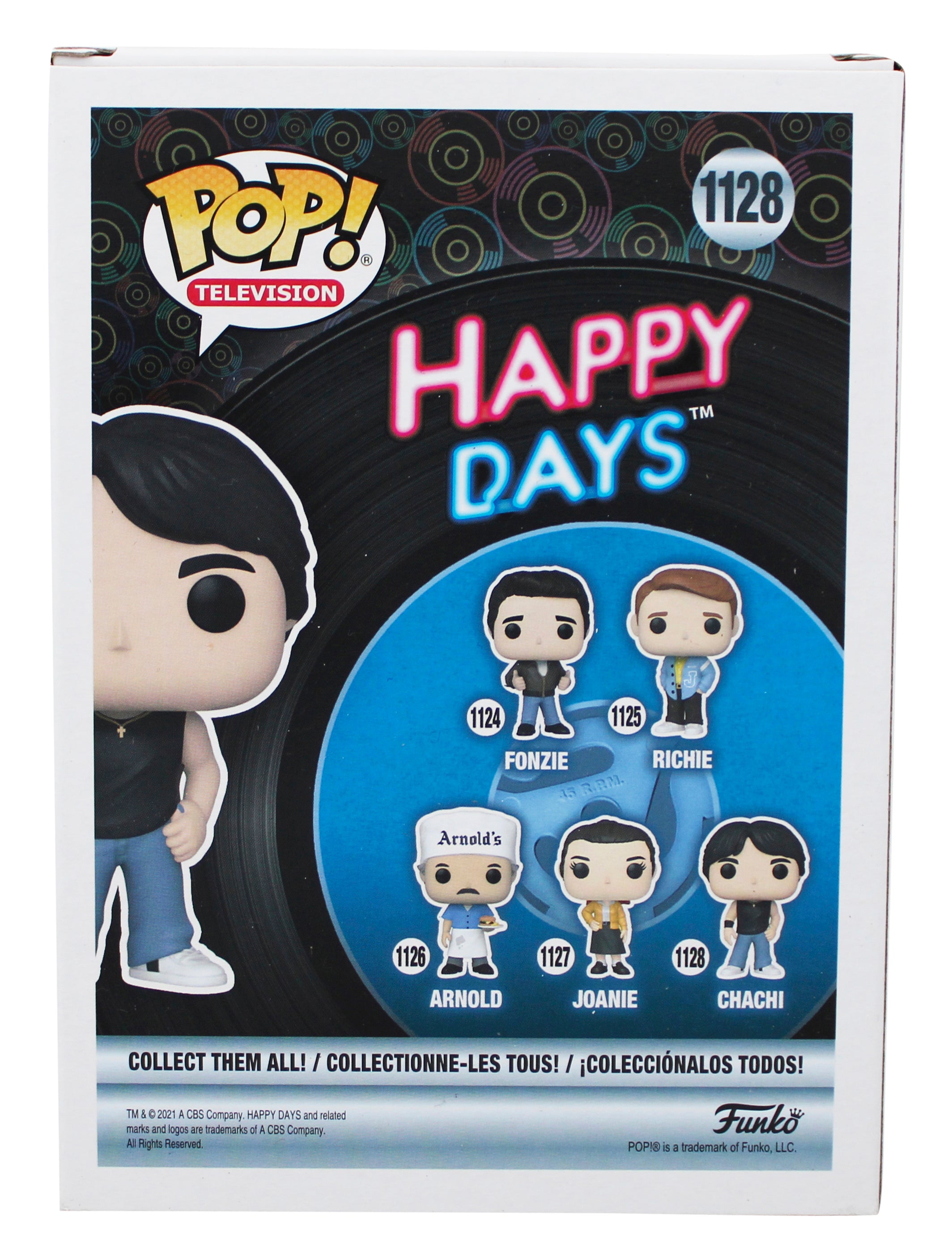 Scott Baio Happy Days "Chachi" Signed #1128 Funko Pop Vinyl Figure BAS #BE30410