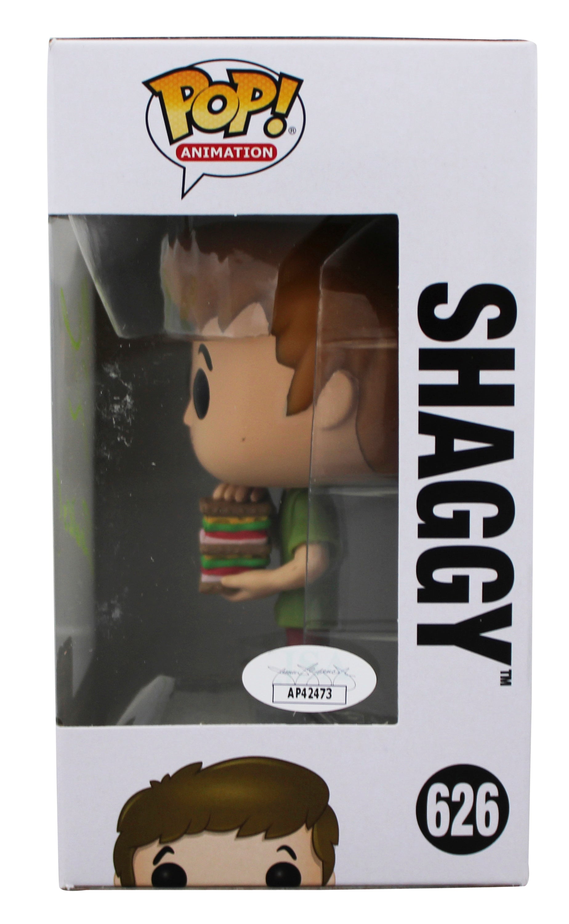 Matthew Lillard "Zoinks" Signed Shaggy #626 Funko Pop Vinyl Figure JSA #AP42473
