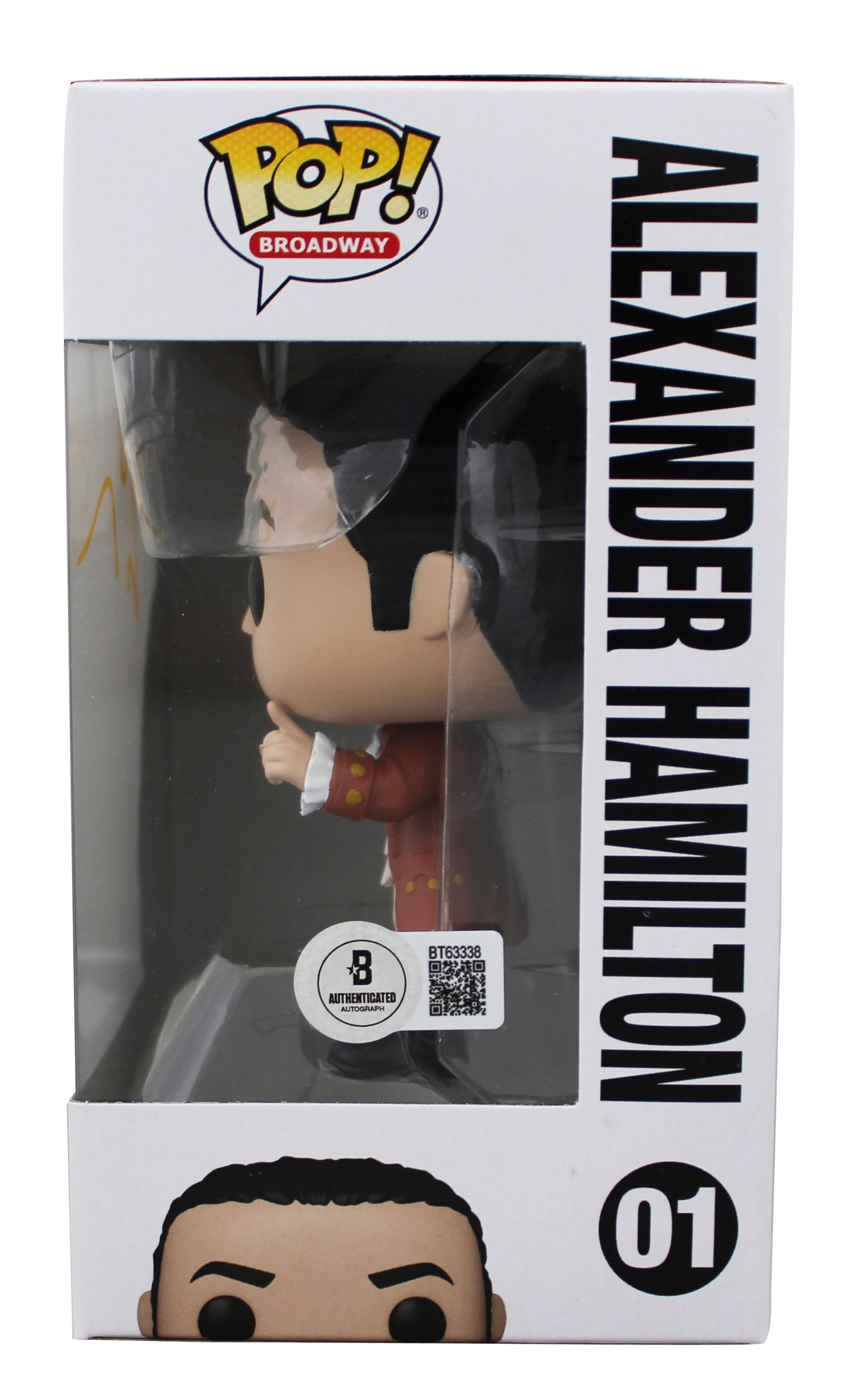 Lin-Manuel Miranda Signed Alexander Hamilton Funko Pop Vinyl Figure BAS #BT63338