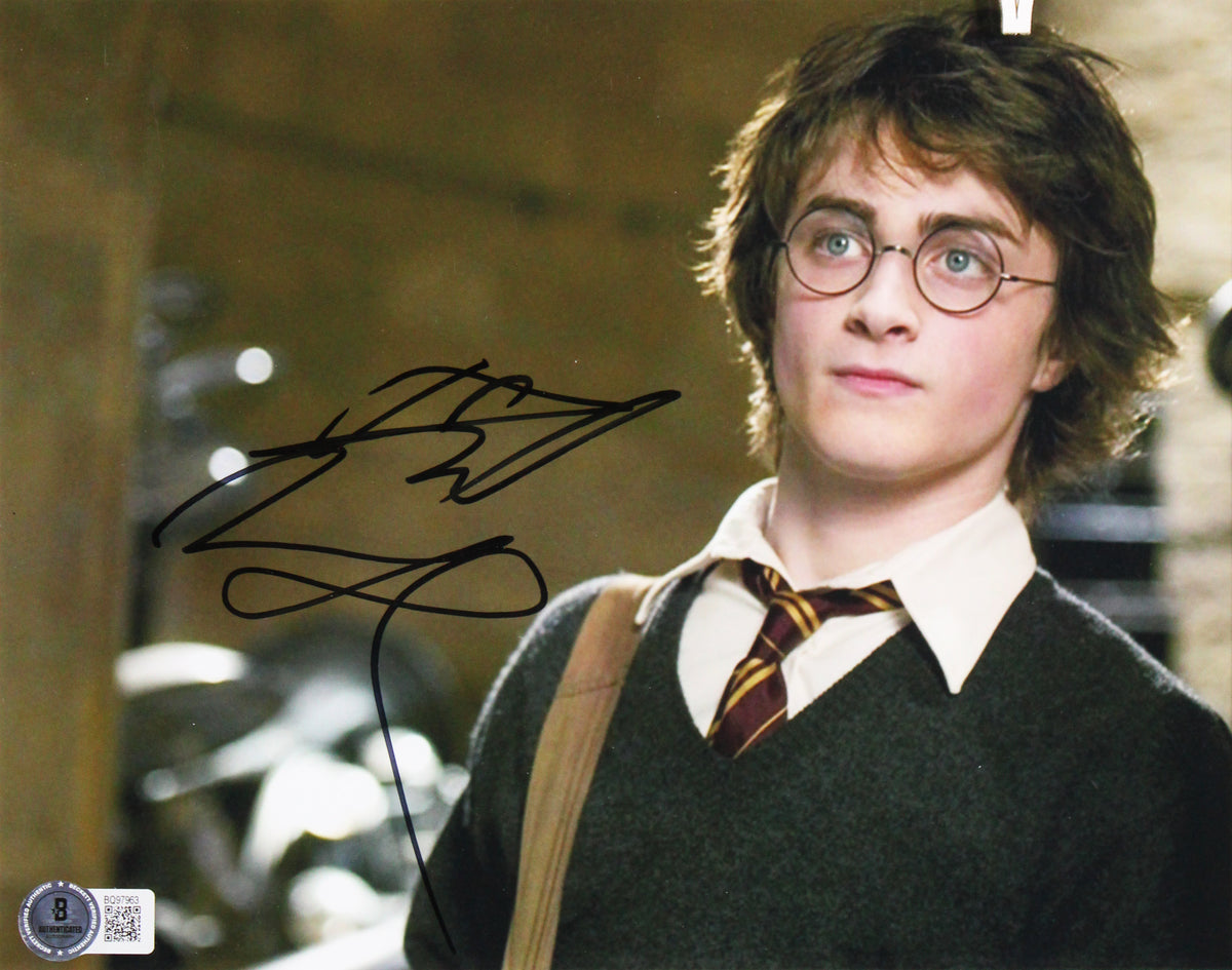 Daniel Radcliffe & Robert Pattinson Harry Potter Signed 8x10 Framed Photo BAS