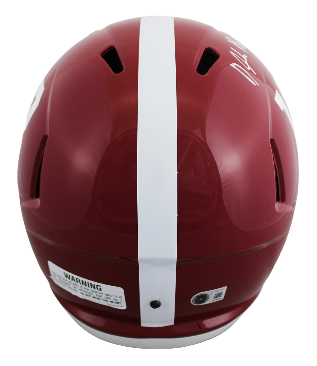 Alabama DeVonta Smith Authentic Signed Full Size Speed Rep Helmet BAS Witnessed