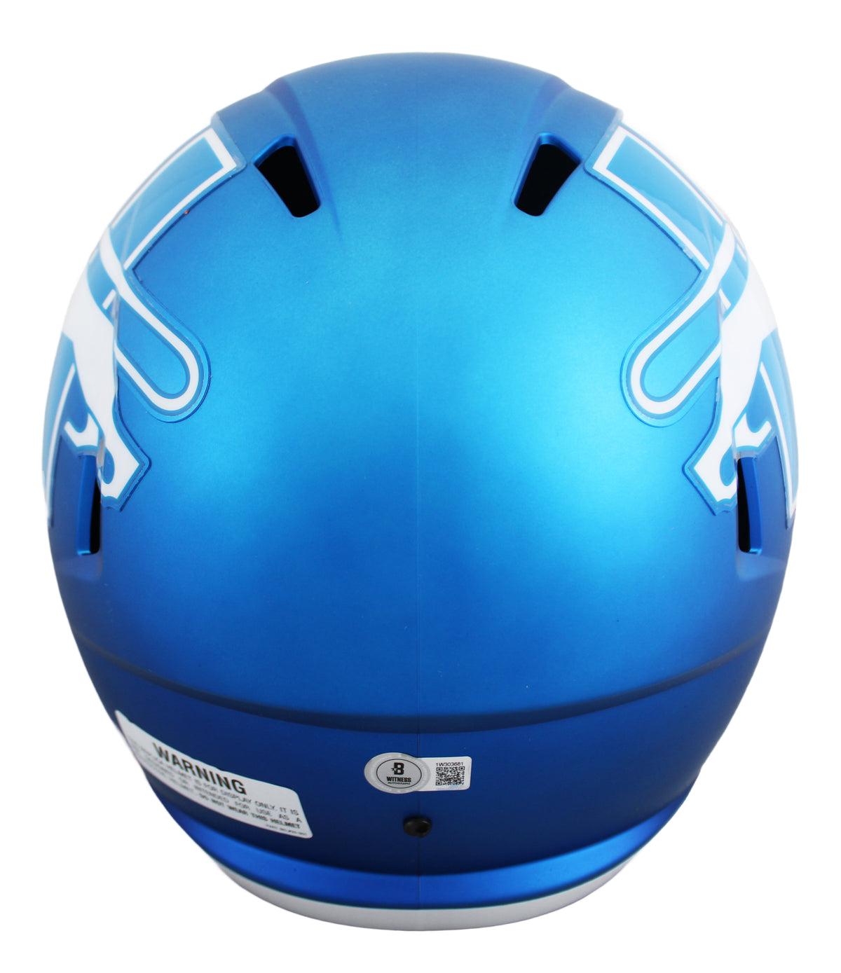 Lions Sam LaPorta Signed 2023 On-Field Alt F/S Speed Rep Helmet w/ Case BAS Wit